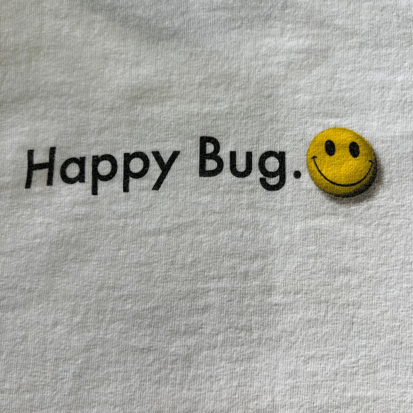 90s Volkswagen Beetle Happy Bug White T-Shirt - Medium