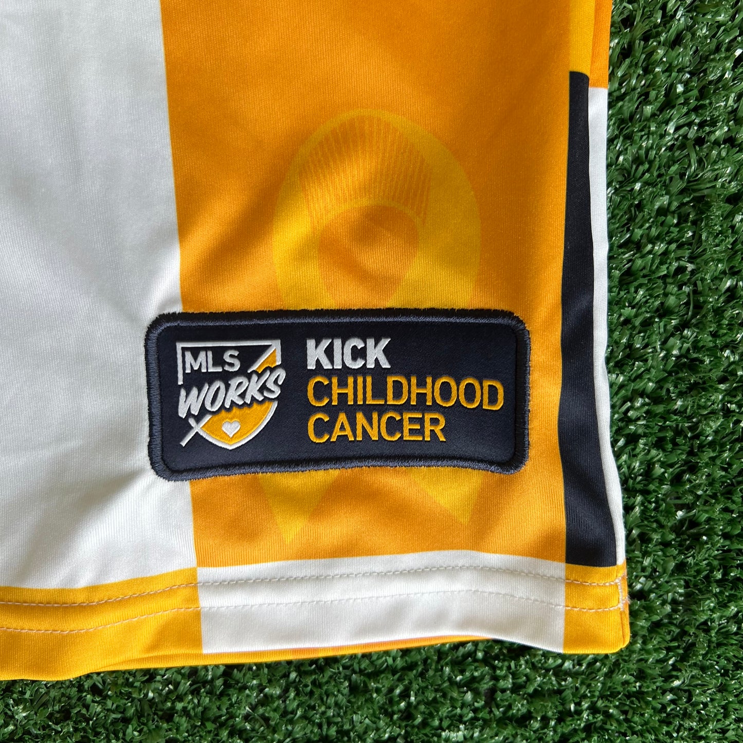 2022 MLS Olando City SC Kick Childhood Cancer Yellow Soccer Jersey - Small