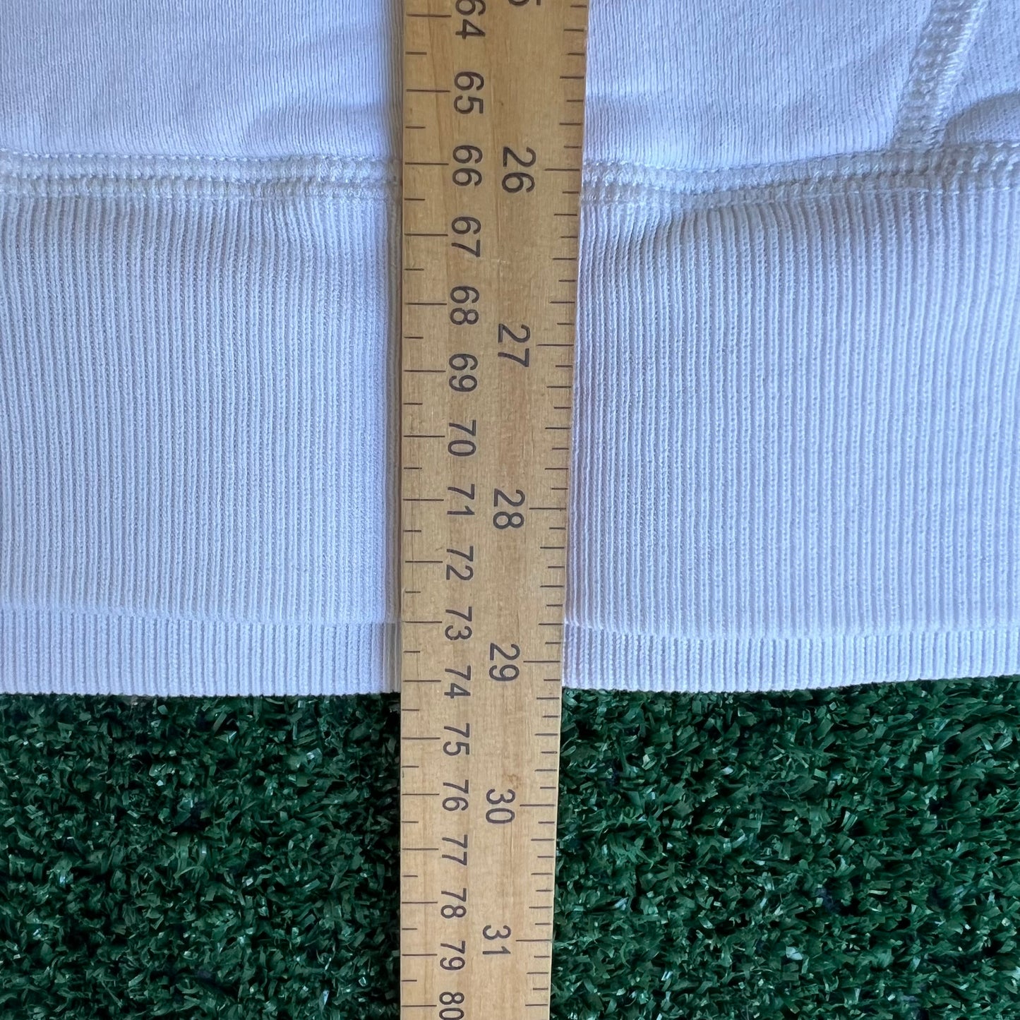 Vintage Y2K Mens Ambercrombie & Fitch White College Spellout Reverse Weave Hoodie - XL