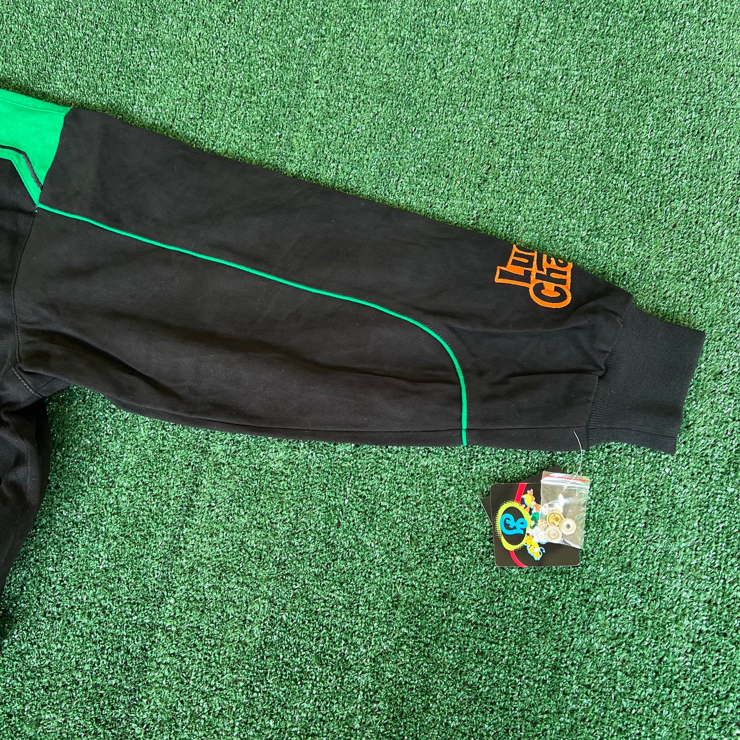 Y2K NOS Nascar Lucky Charms Black Racing Jacket - 2XL