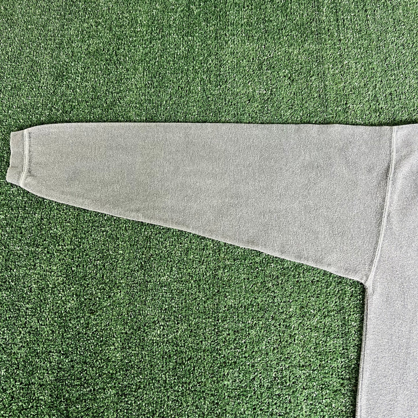 Y2K Old Navy Oval Logo Sage Green Thermal Long Sleeve Shirt - XL