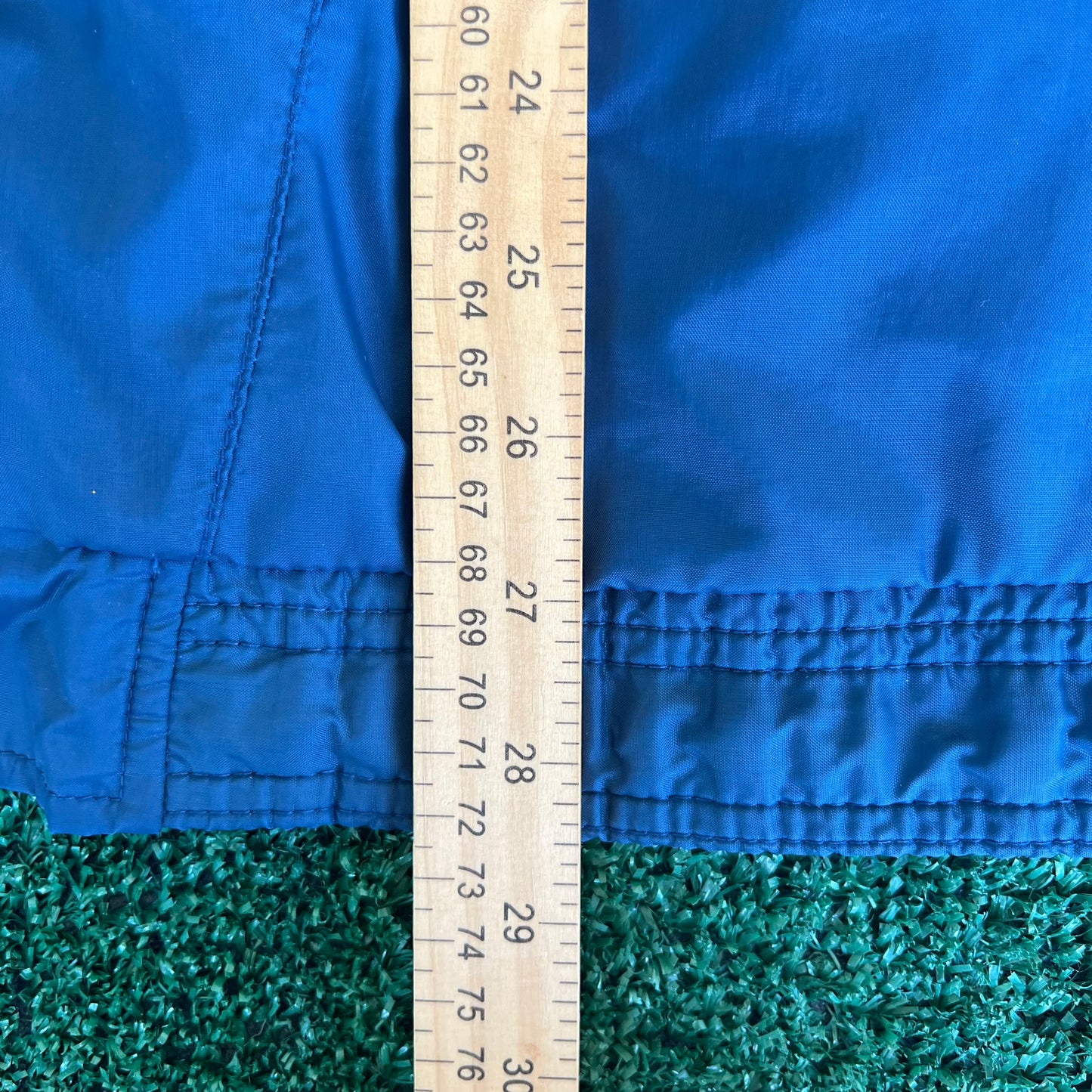 90s Starter MLB Cleveland Indians Navy Blue Zip-Up Windbeaker Jacket - Large