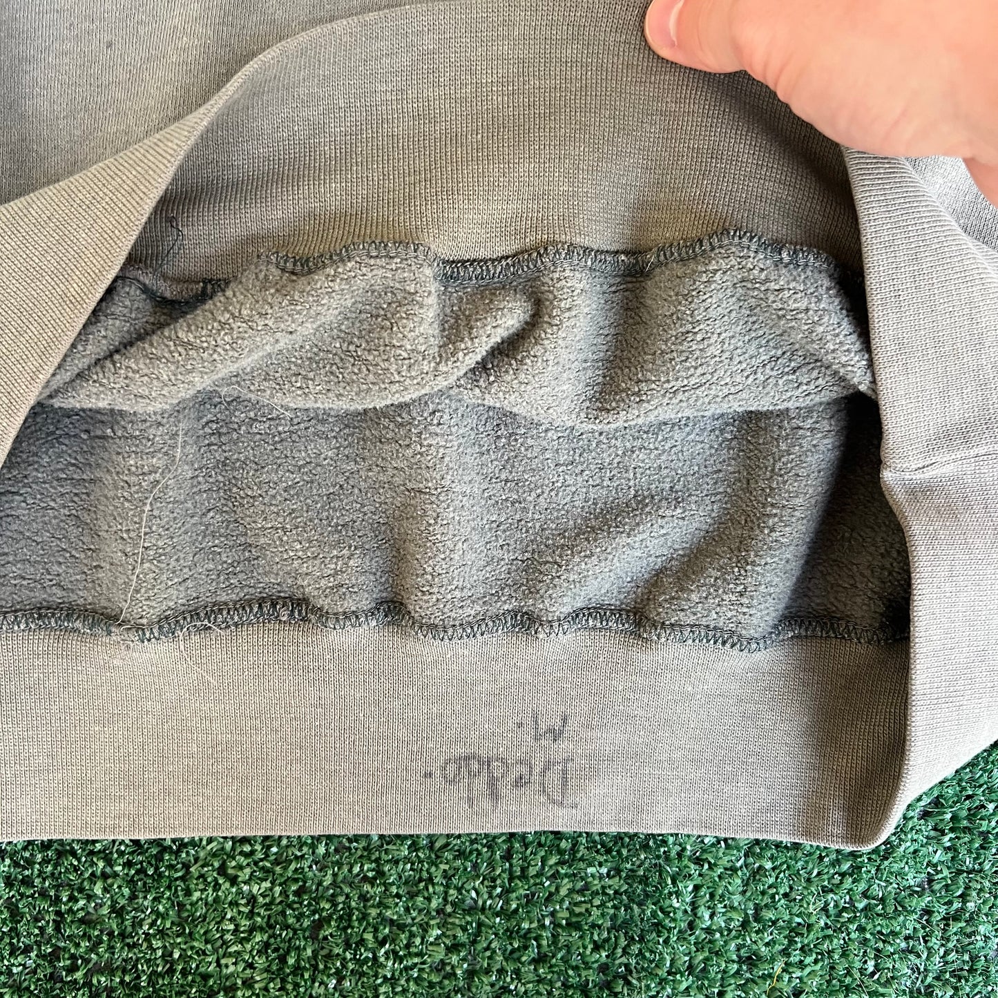 Vintage 90s Men's Galt Sand USA 2XL Athletic Dept. Light Green Sweatshirt - Large