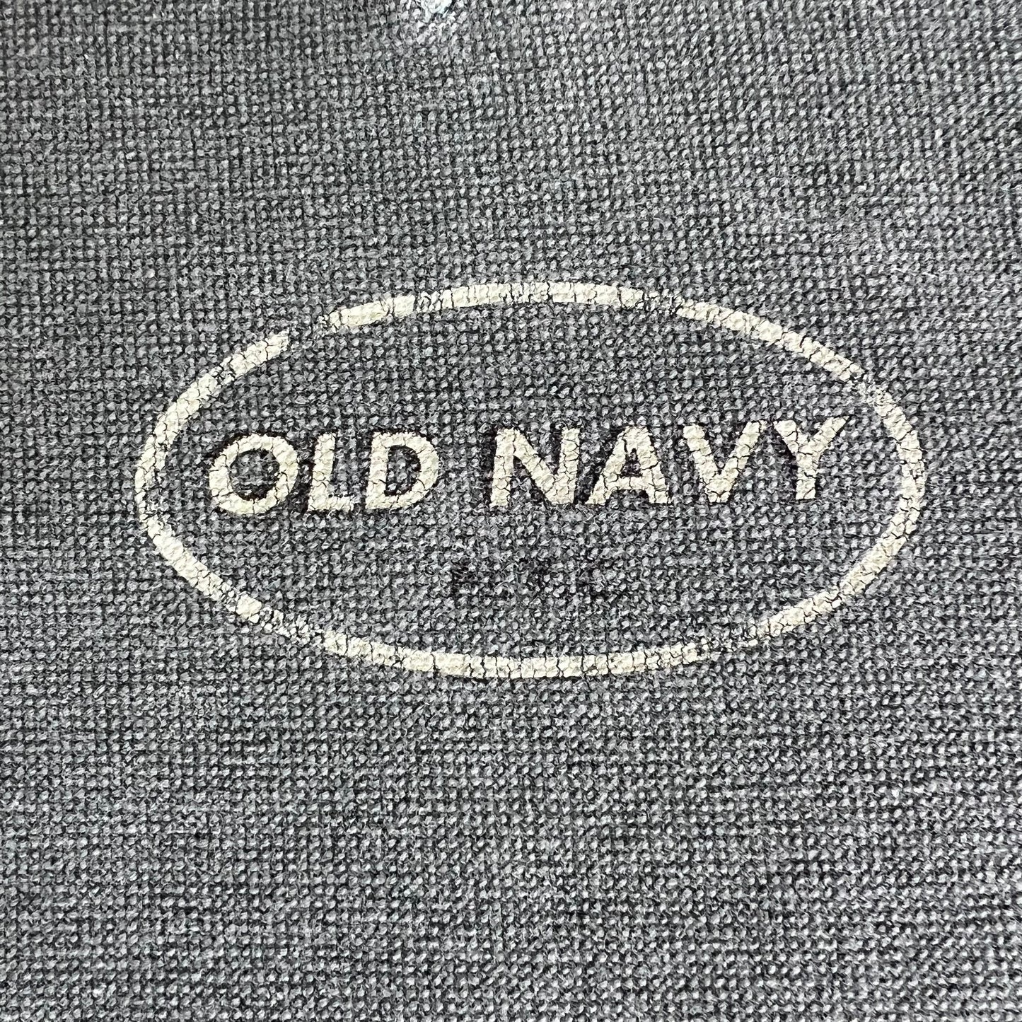 Y2K Old Navy Oval Logo Sage Green Thermal Long Sleeve Shirt - XL