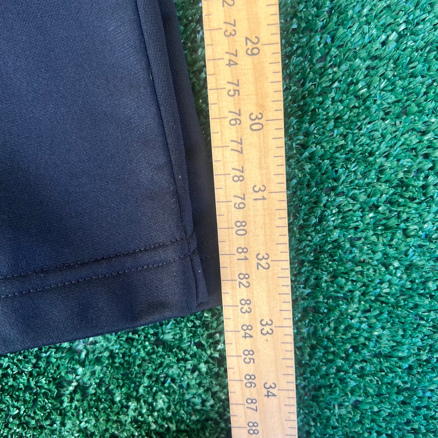 Vintage Y2K Men's Adidas Black Blue Baggy Track Pants - XL 35x32.5" 19" Openings