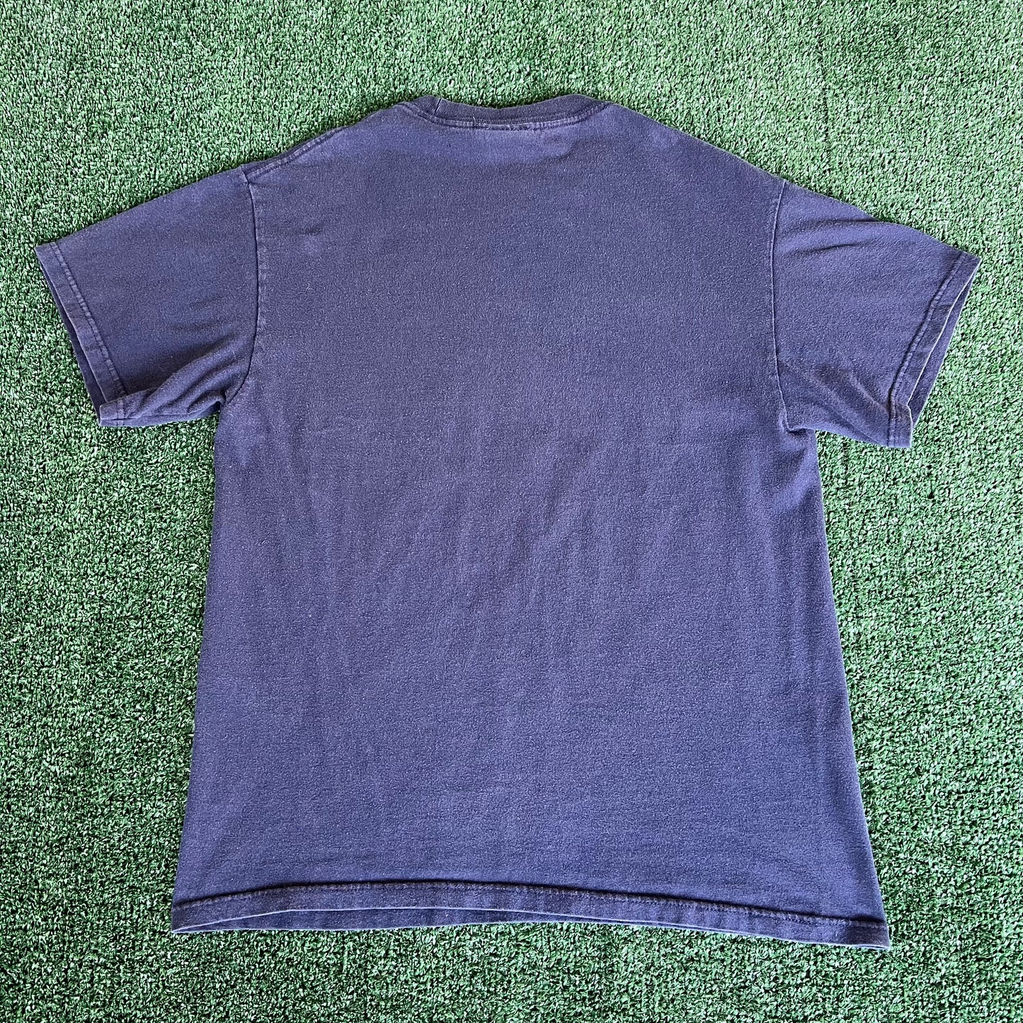 Y2K 2002 Naruto Manga Anime All Characters Navy Blue T-Shirt - Medium