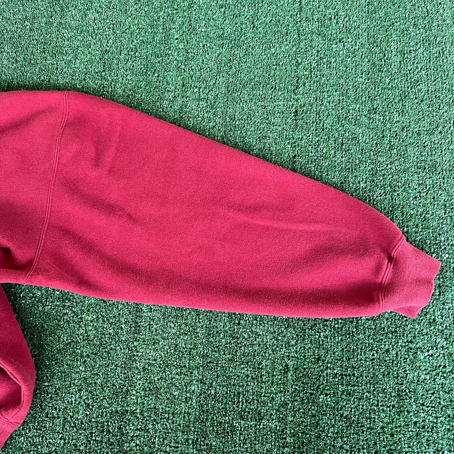 90s Red Oak Florida State Seminoles FSU Garnet Embroidered Boxy Sweatshirt - XL