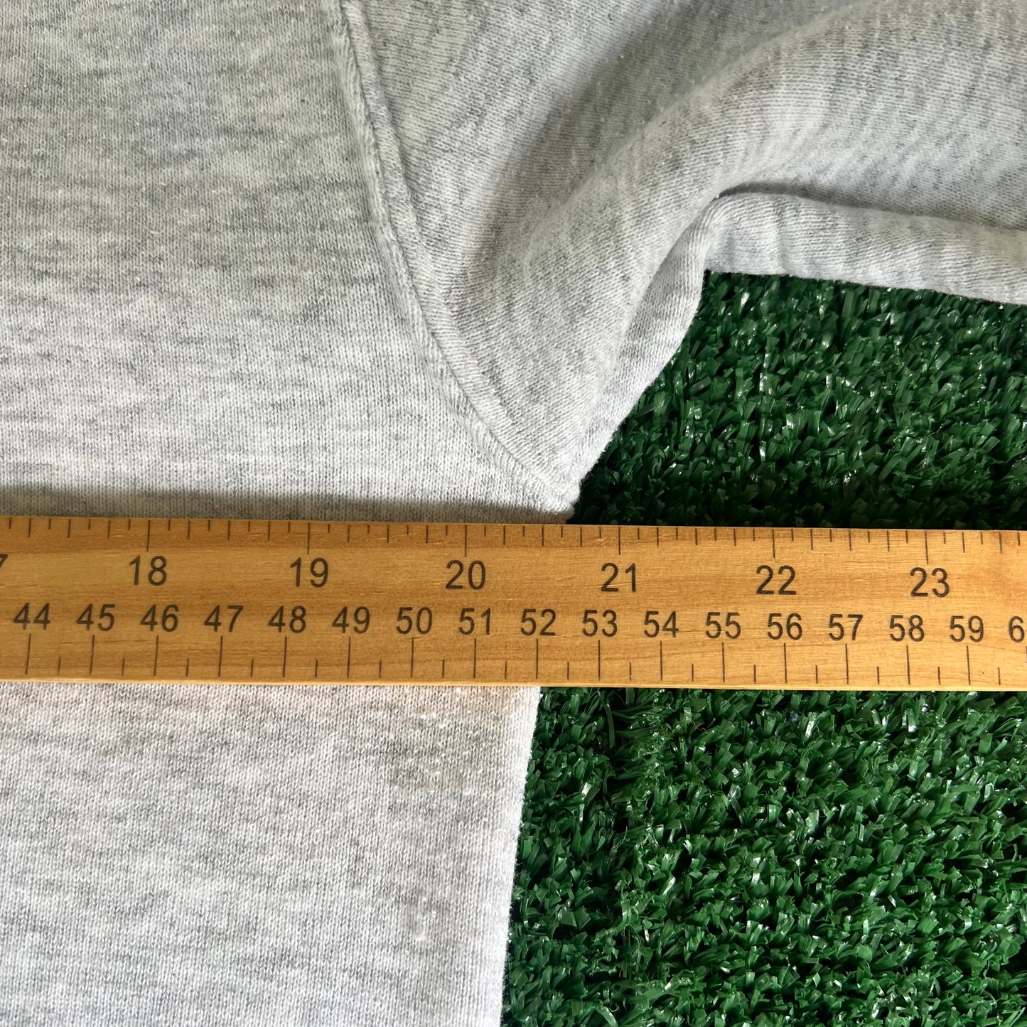 90s Russell Athletic Blank Gray Sweatshirt - Small