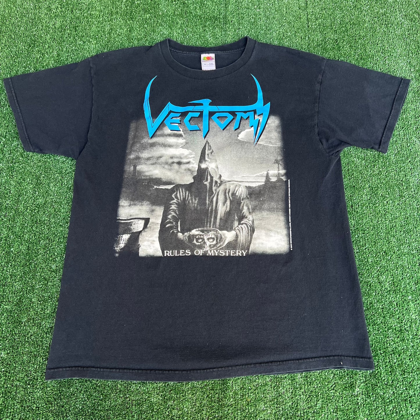 Rare Vintage Y2K 2006 Men's Vectom German Thrash Metal Band Black T-Shirt - XL