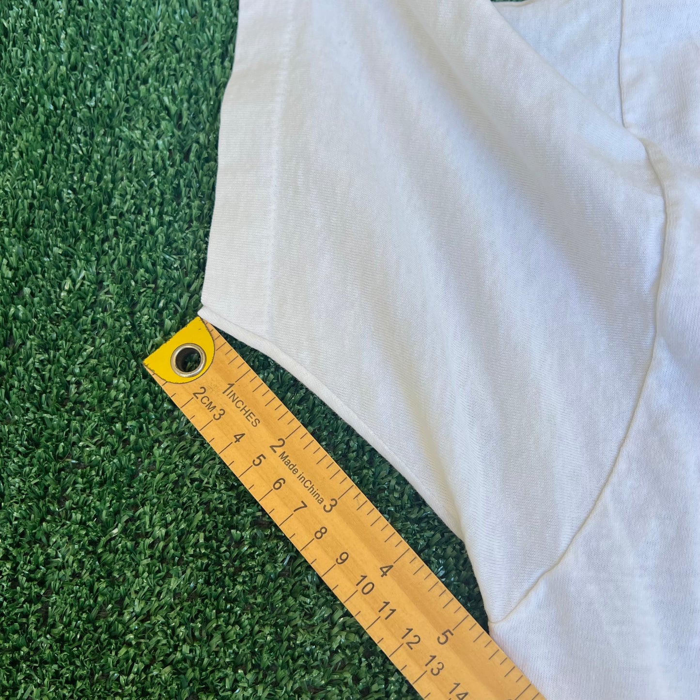 Vintage 80s Men's US Naval Academy Annapolis White Single Stitch T-Shirt - Medium