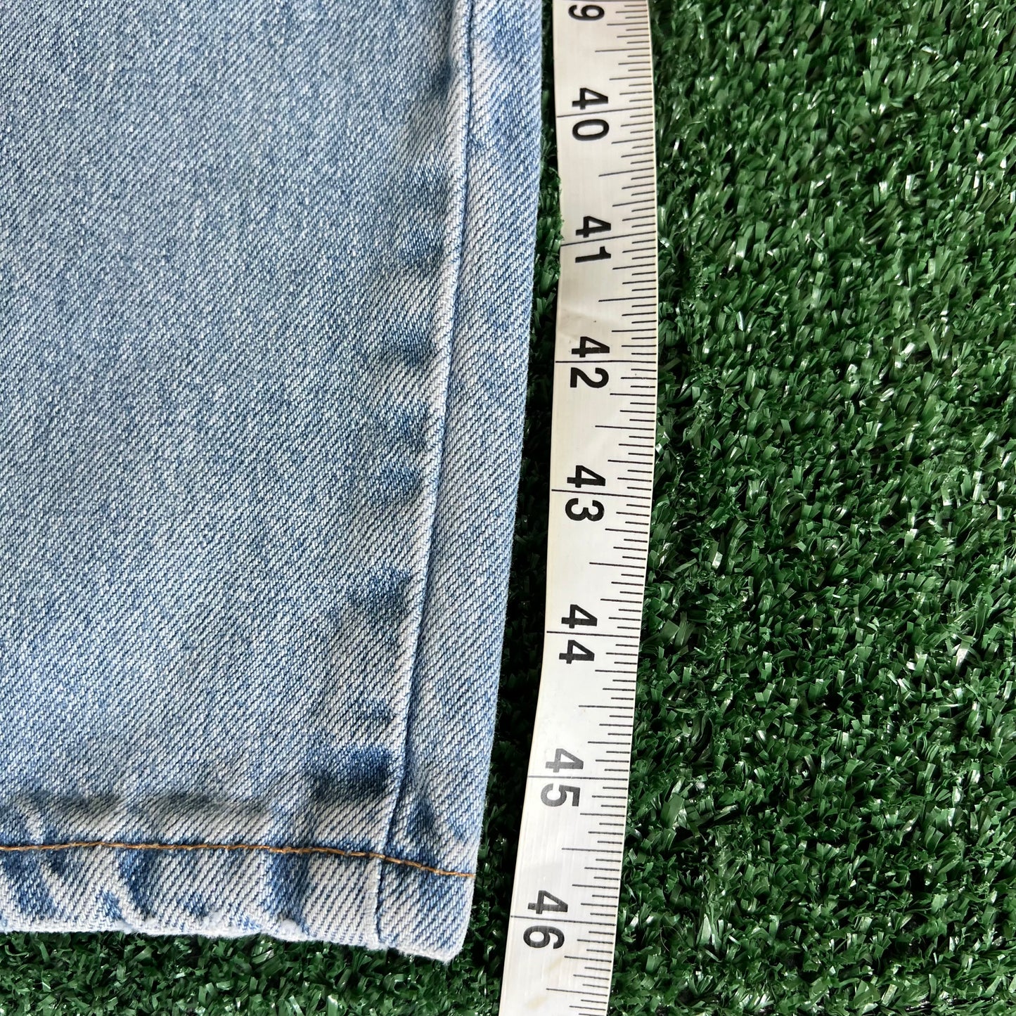 90s Levi's 505 Light Wash Straight Leg Blue Jeans - 35x33.75"