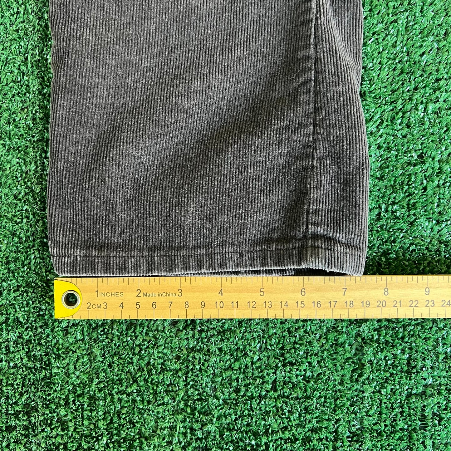 80s Levi's 519 Corduroy Brown Talon Zipper Straight Leg Pants 31x31" USA