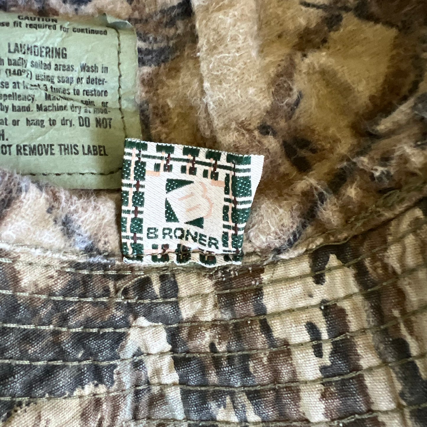 Y2K Military Broner Type 2 Jungle Realtree Camouflage Bucket Hat - 7 1/2