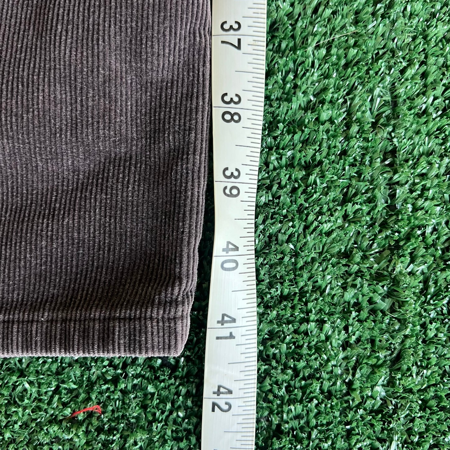 80s Levi's 519 Corduroy Brown Talon Zipper Straight Leg Pants 31x31" USA
