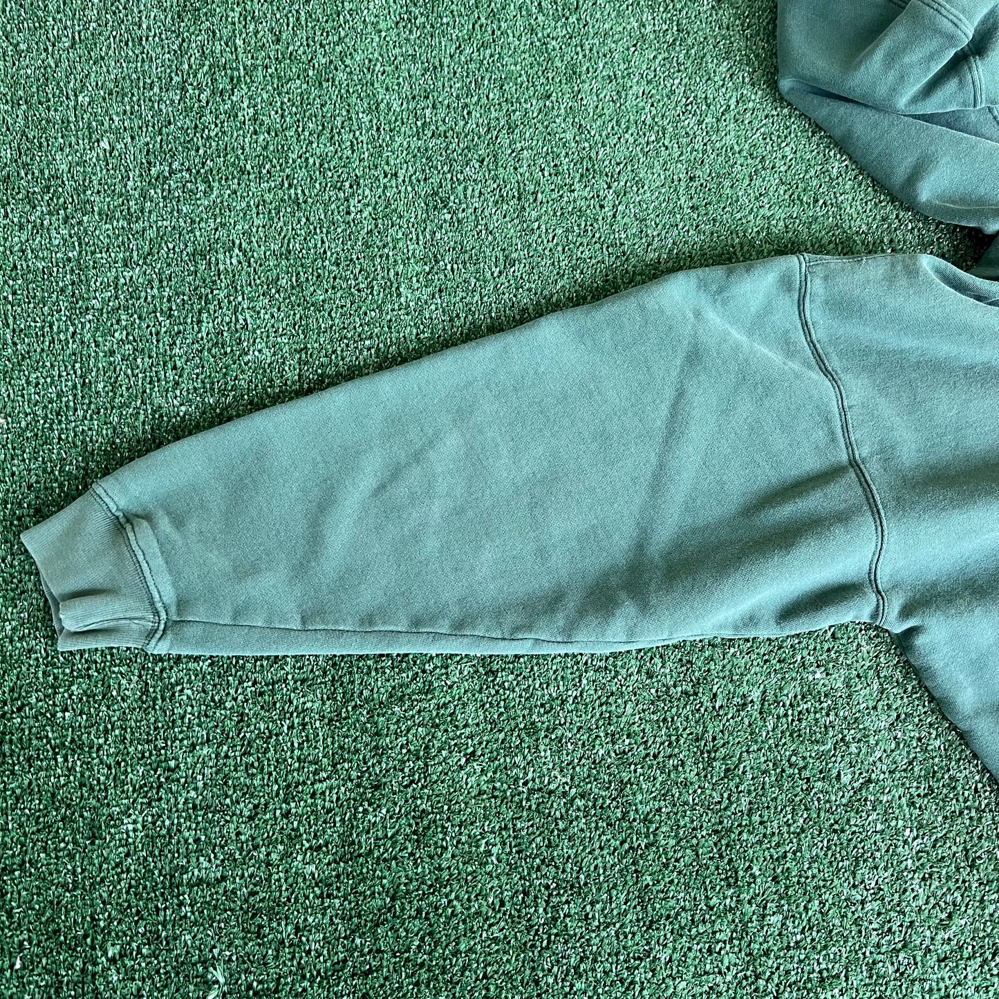 90s GAP Athletic Sweats Forest Green Blank Boxy Hoodie - Large