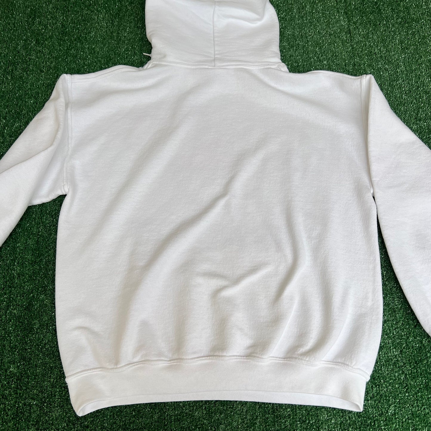 Vintage Y2K Men's 2010 Deadmau5 Mouse Logo EDM Music White Hoodie - Large 23x25"