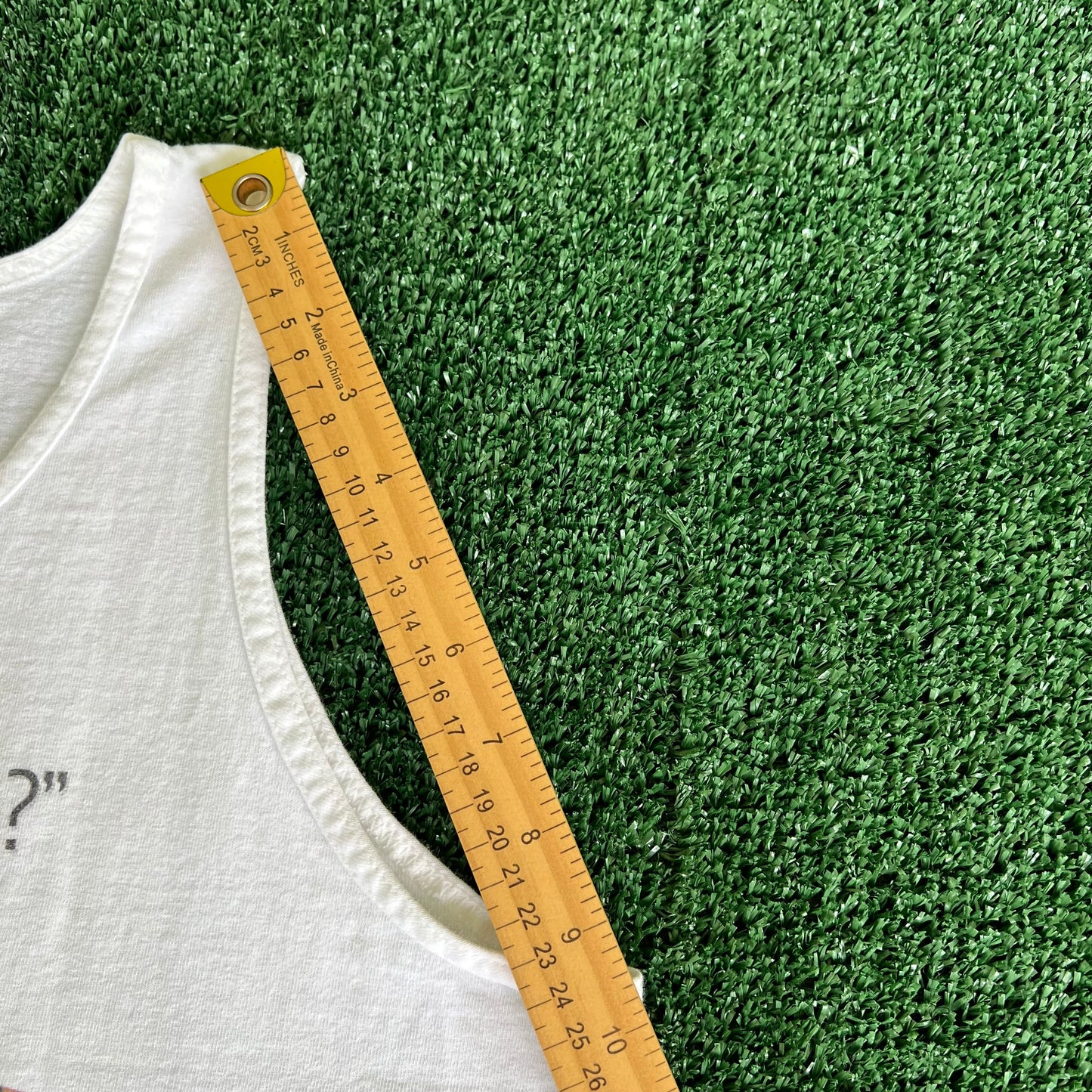 90s Disney Winnie the Pooh "Tigger, Is That You?" White Tank Top Shirt - Medium