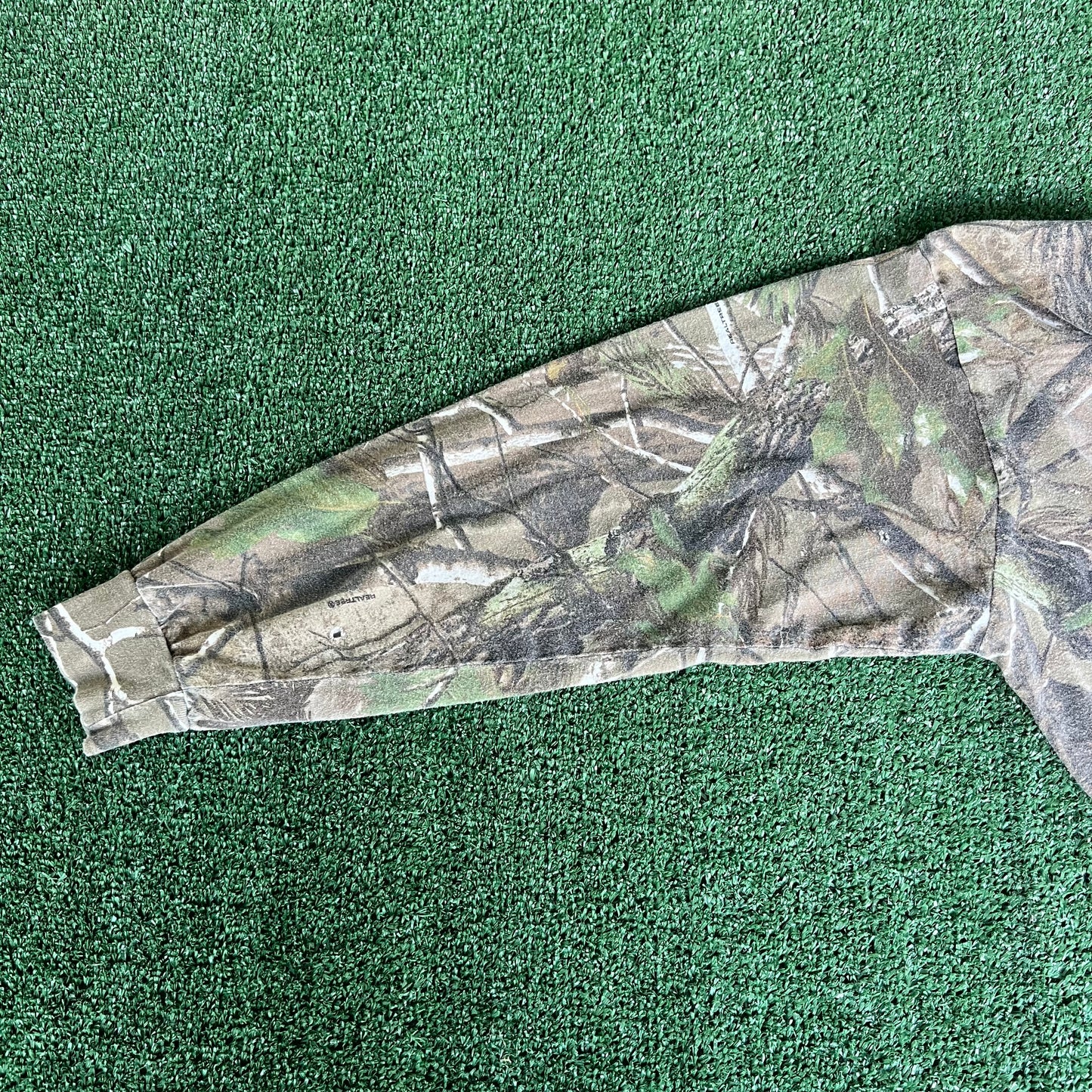Y2K Realtree Camouflage Boxy Long Sleeve T-Shirt - 2XL