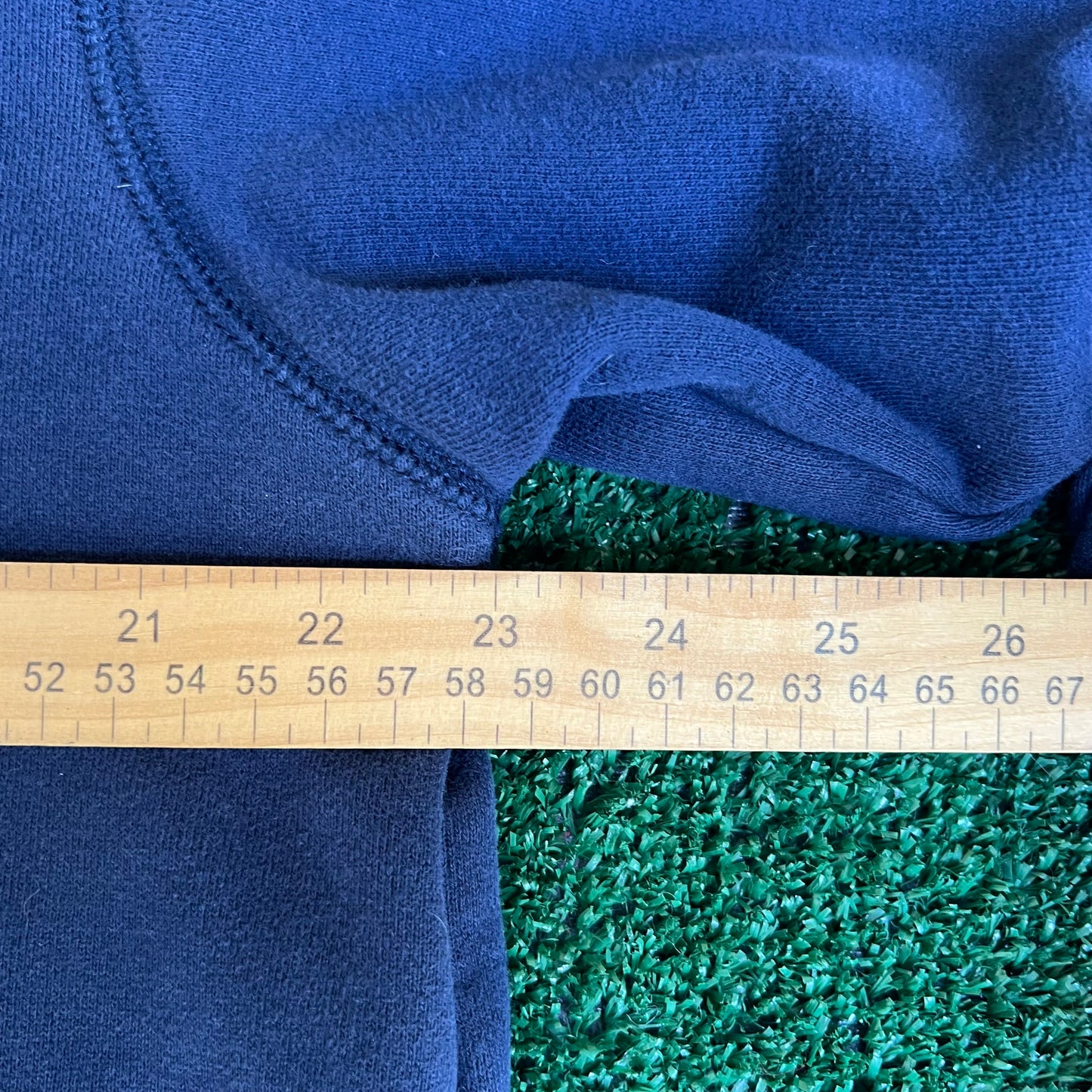 Vintage Y2K Men's The North Face Navy Blue Plaid Flannel Lined Zip Hoodie - Large