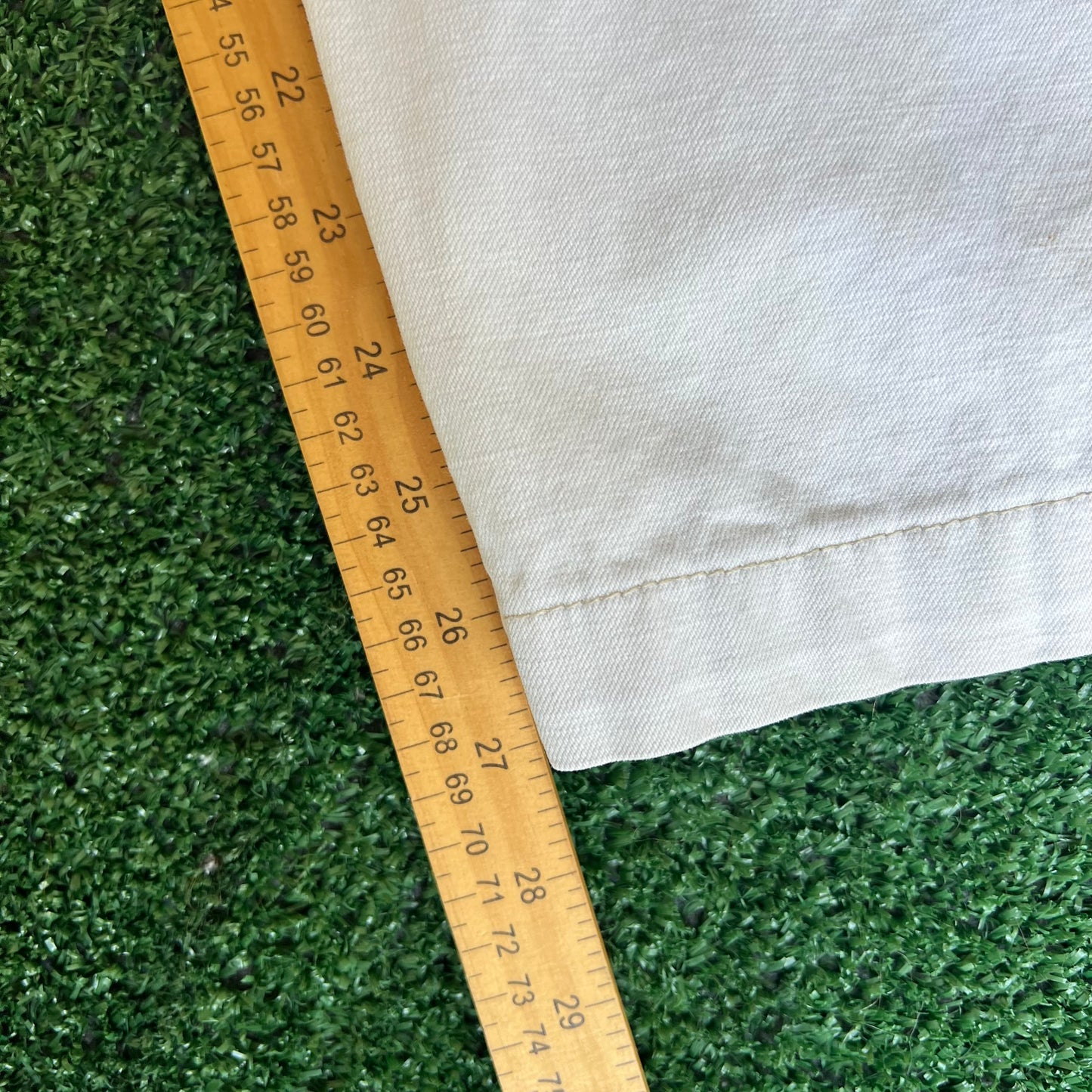 VTG 90s Y2K Men Karl Kani Wide-Leg Baggy White Jeans - 38x27" 20" Opens JNCO Style