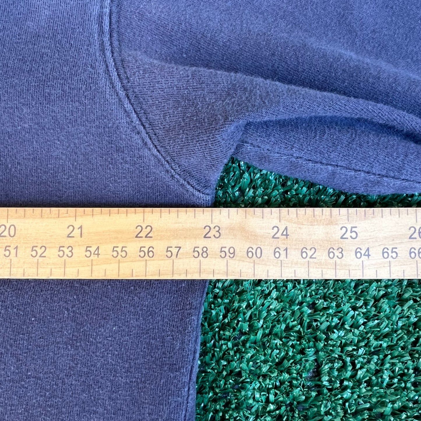 Vintage Y2K Abercrombie & Fitch AF Navy Blue Spellout Long Sleeve T-Shirt - Medium