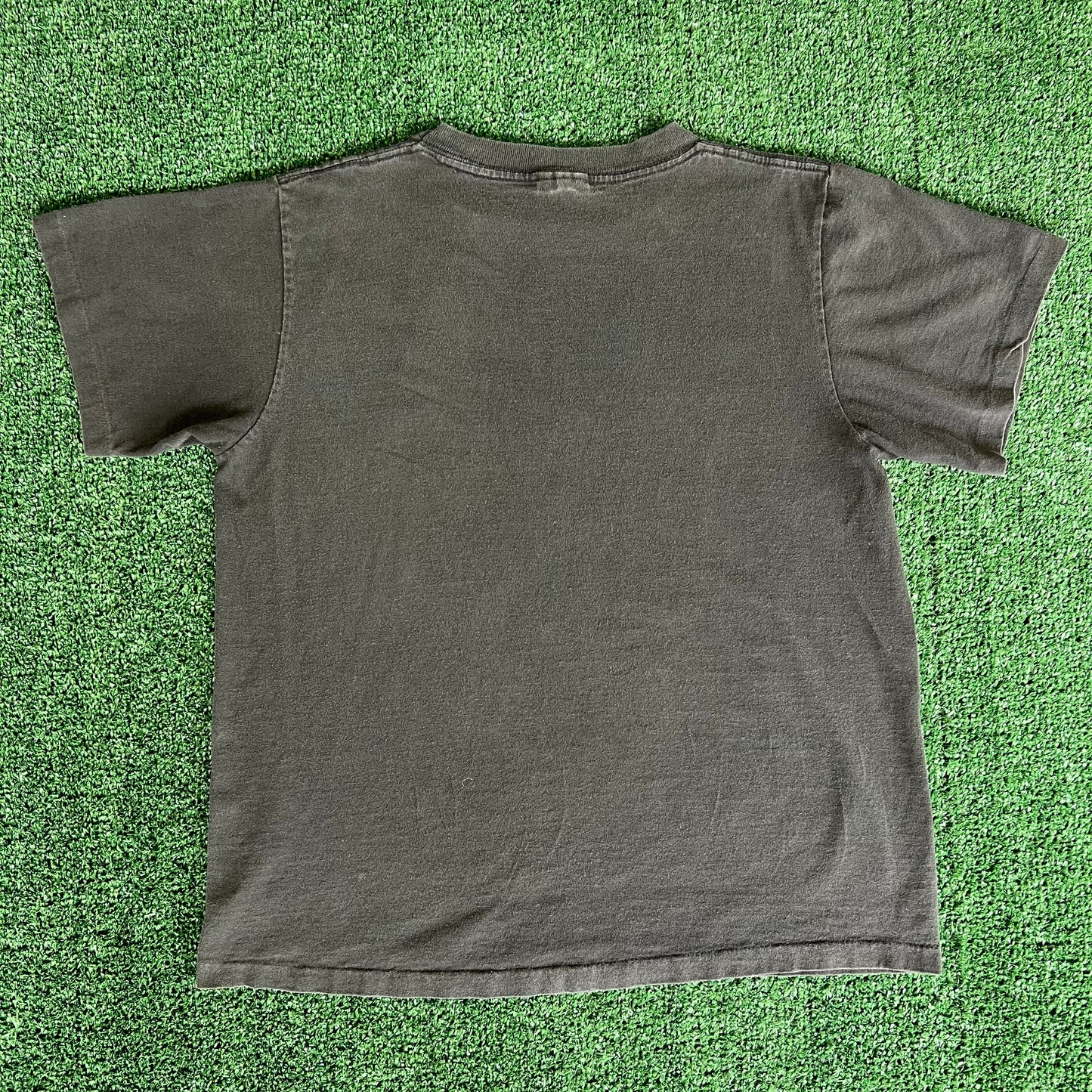 90s Star Wars Darth Vader AOP Black Boxy Cropped Black T-Shirt - Medium