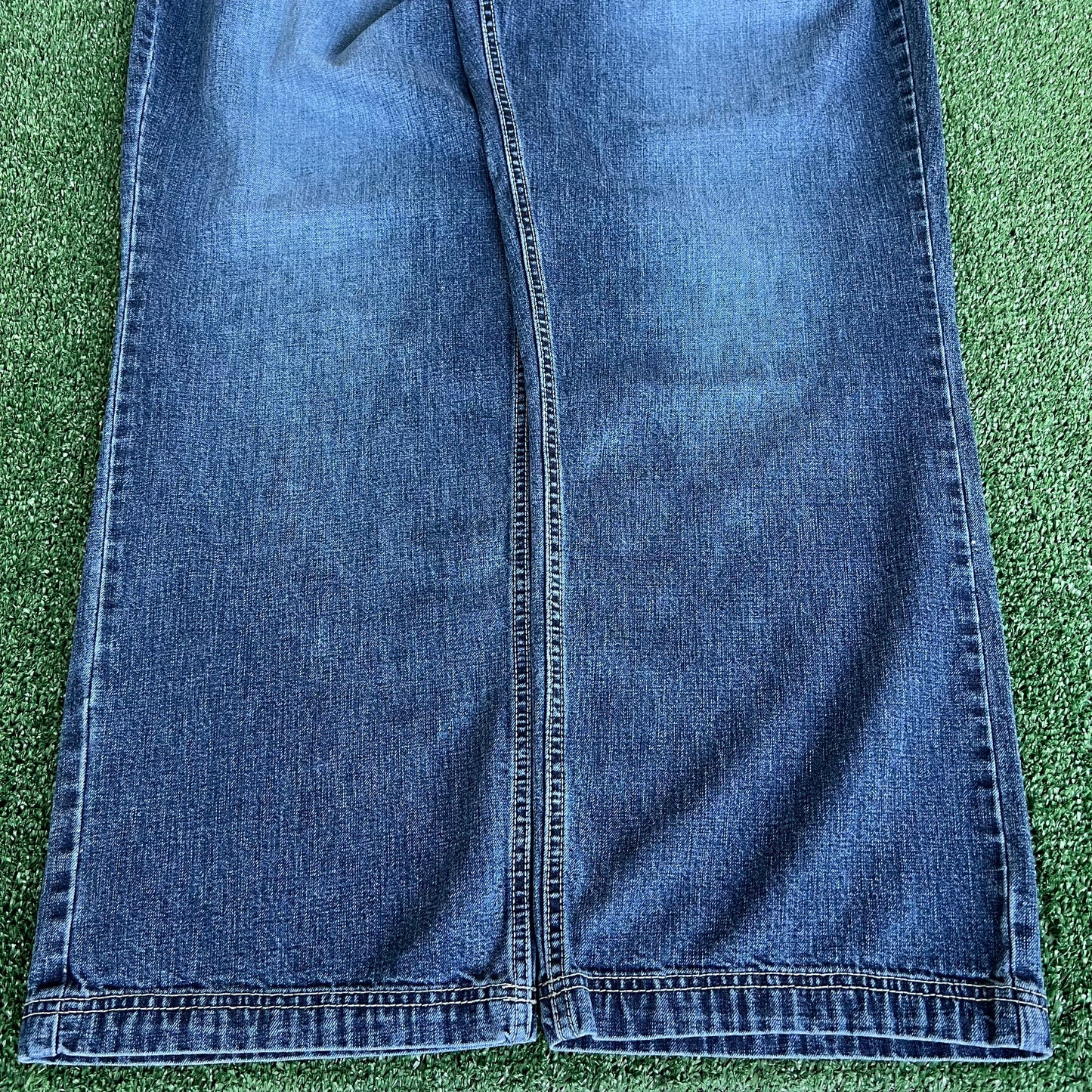 Y2K Rocawear Blue Baggy Wide-Leg Jeans - 39x33.25" 20" Openings