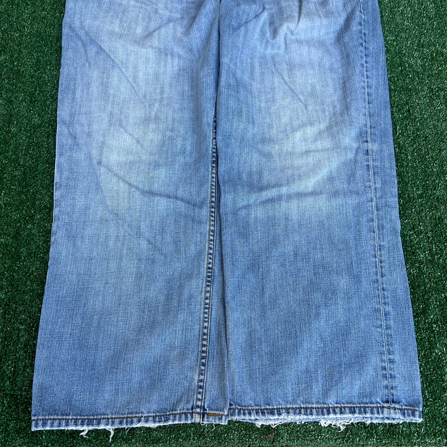 VTG Y2K Men's Rocawear Wide-Leg Baggy Blue Jeans 42x28" 22" Opens JNCO Style