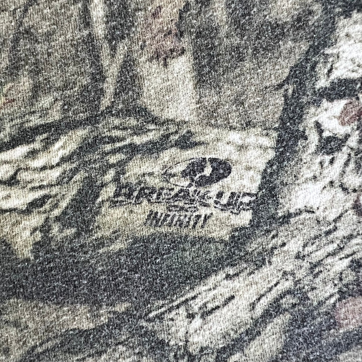 Y2K Redhead Mossy Oak Camouflage Boxy Pocket Long Sleeve T-Shirt - XL