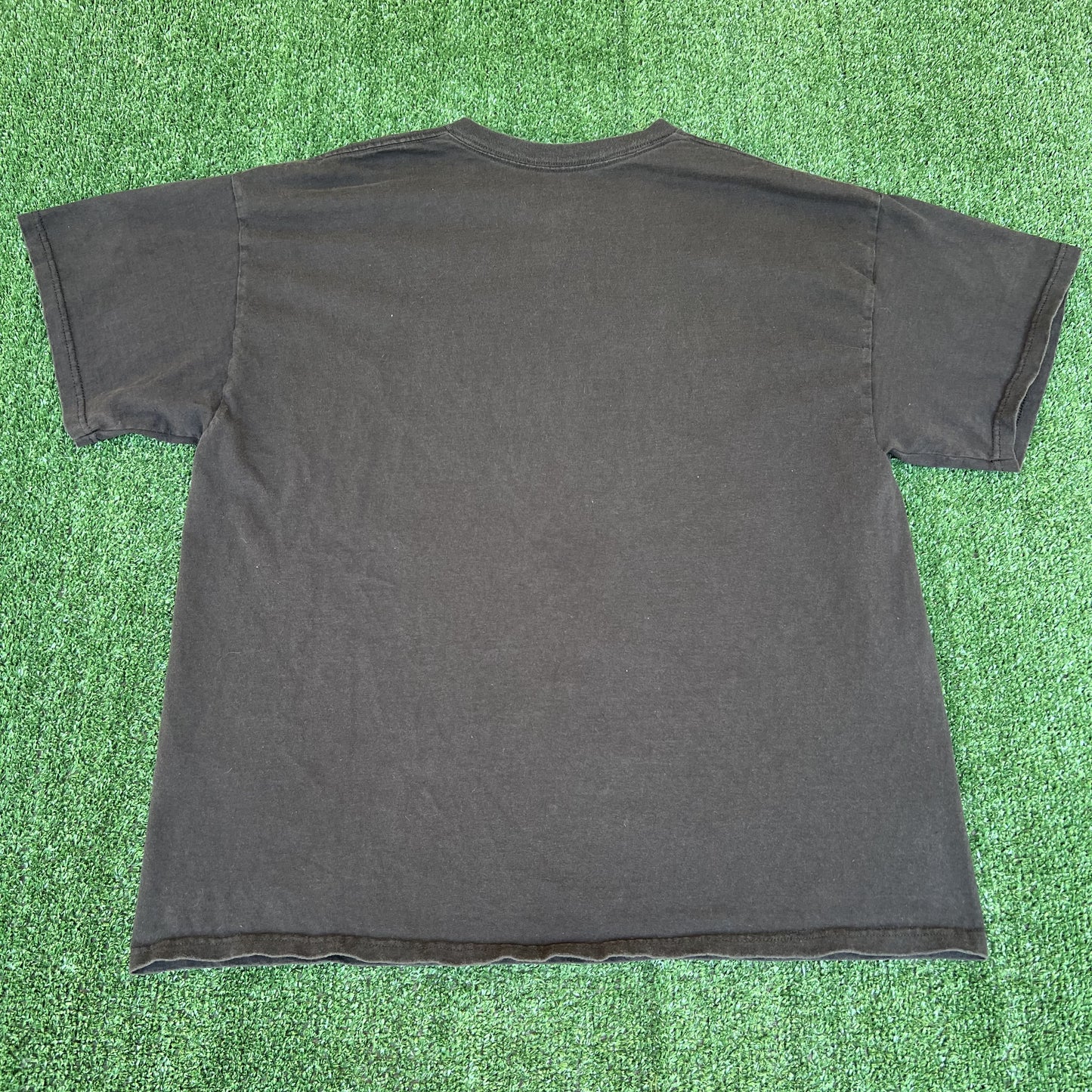 Vintage Y2K Men's MMA Elite Tribal Eyes Faded Black T-Shirt XL Jesse Pinkman