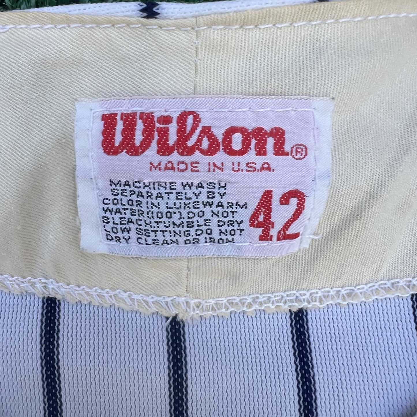 Vintage Wilson New York Yankees Don Mattingly #23 Jersey Men’s 42 White Pinstripe 80s