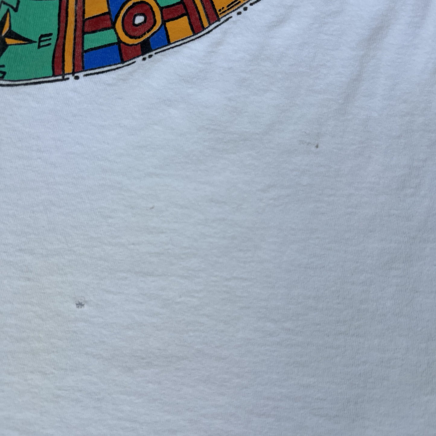 VTG Marlboro Adventure Team T-Shirt Mens XL White Aztec Lizard Pocket 90s