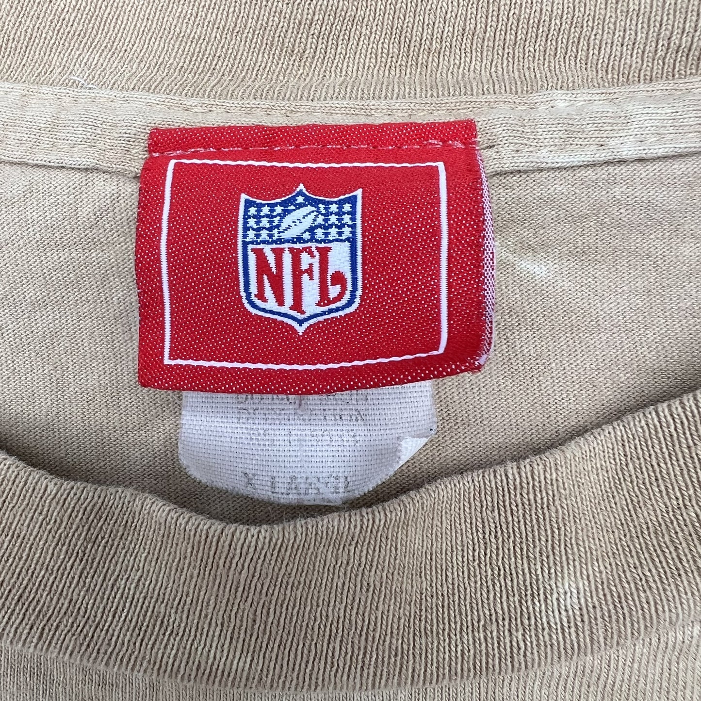 VTG Liquid Blue NFL Tampa Bay Buccaneers T-Shirt Mens XL Tie-Dye Single USA 90s