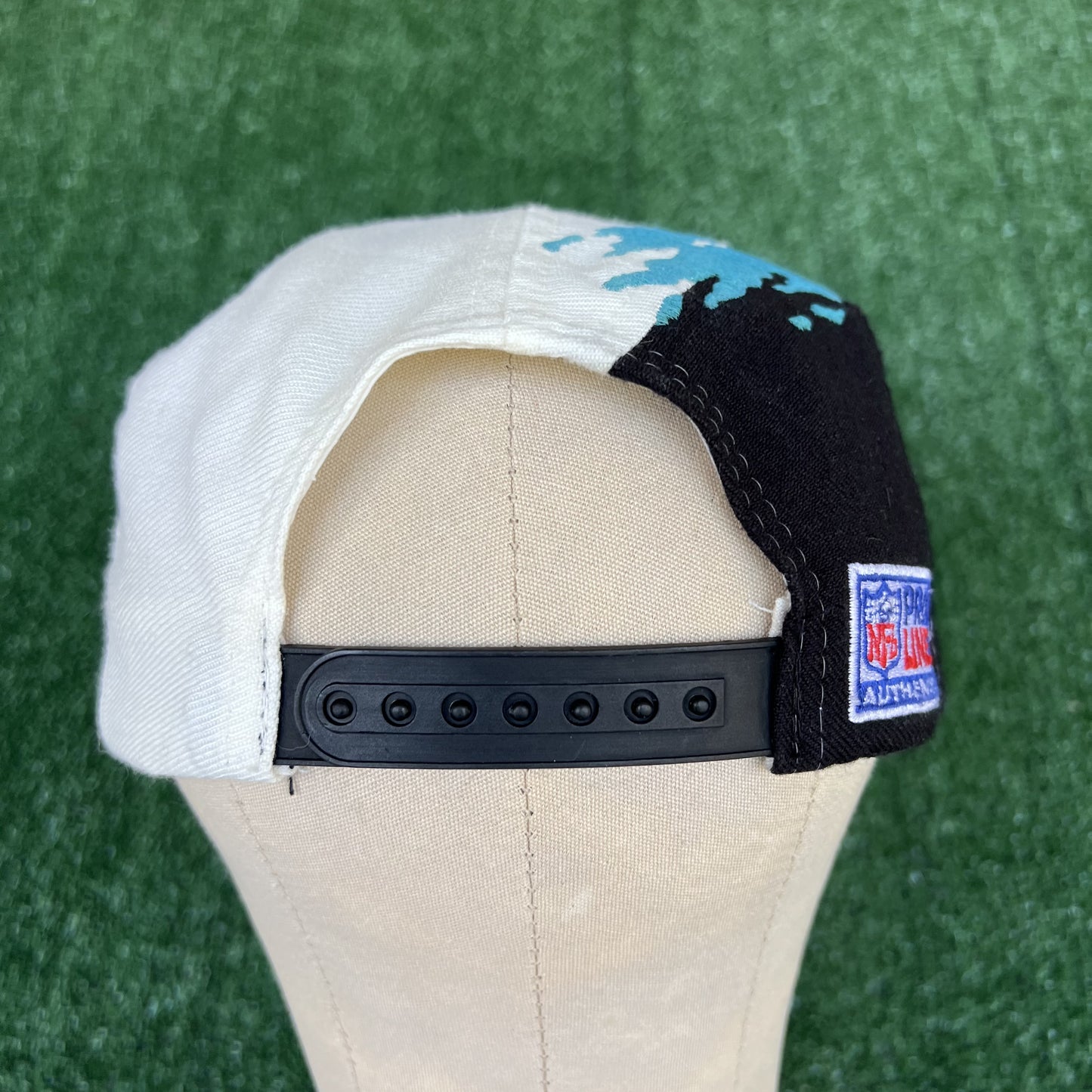 VTG Logo Athletic Hat Adult Blue Jacksonville Jaguars NFL Splash Snapback 90s