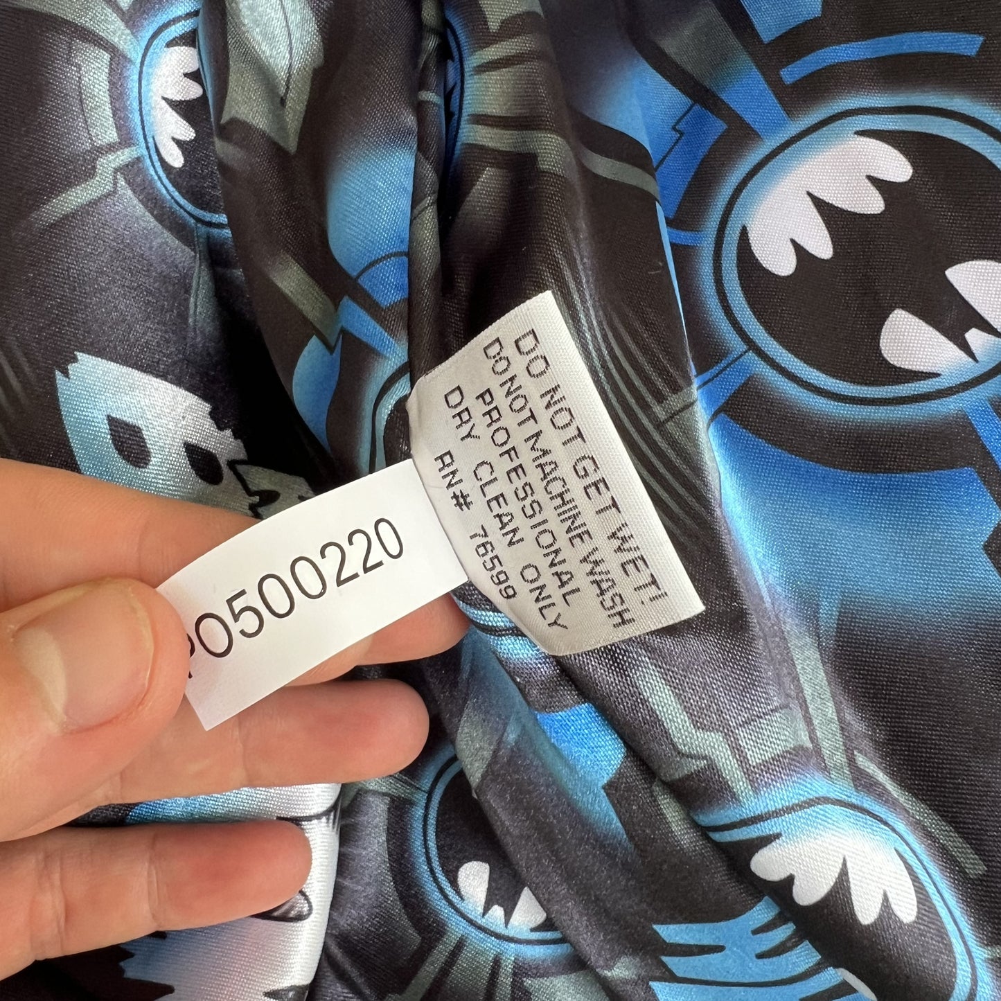 NWT Vintage JH Design Batman Racing Jacket – Youth 2XL (Fits Men’s Small, Black)