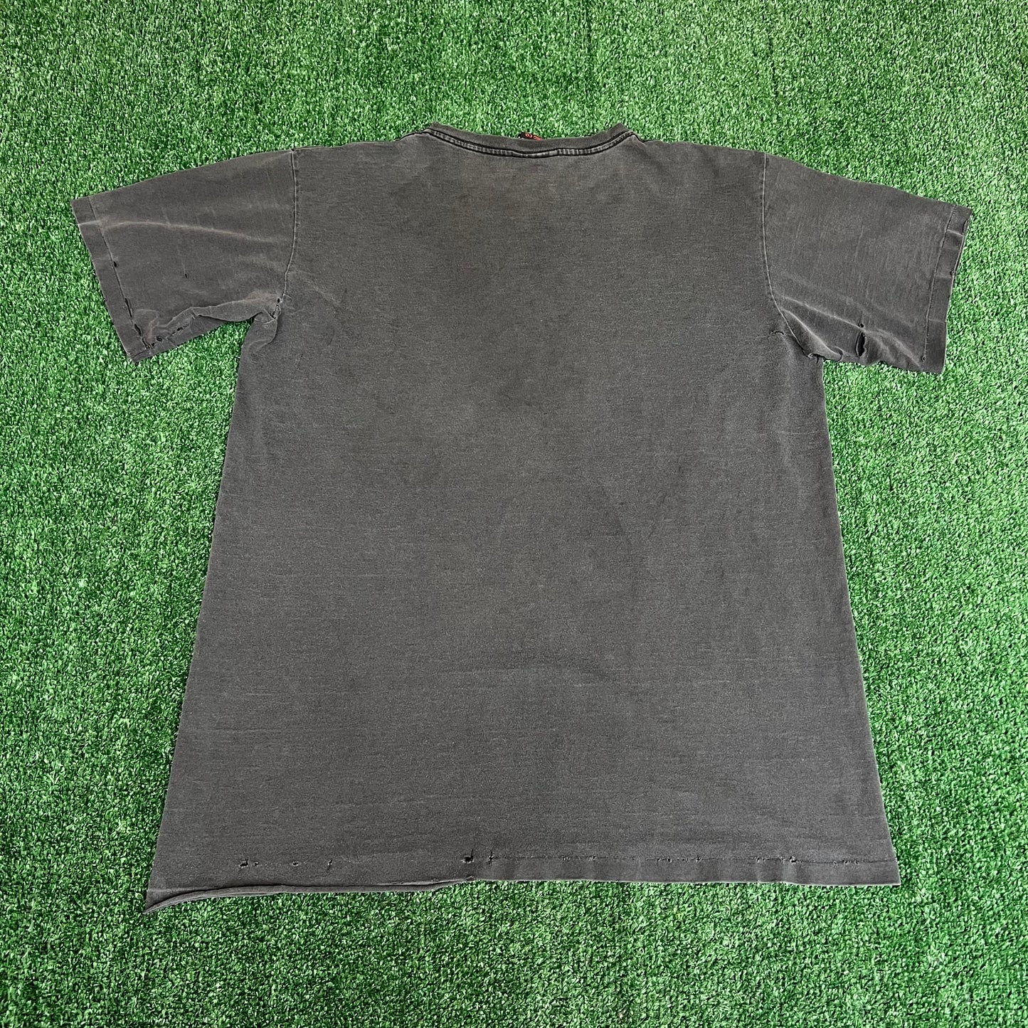 VTG 90s Men's Scarface Smokey Faded Black Single Stitch Distressed T-Shirt Large