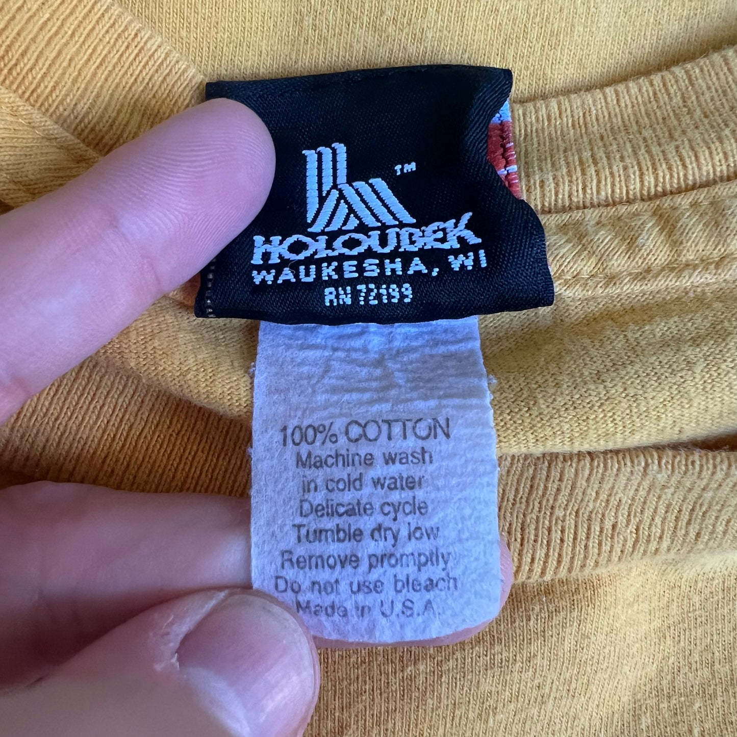 Vintage Y2K Men's Harley Davidson Flaming Ace Tribal Yellow T-Shirt XL USA