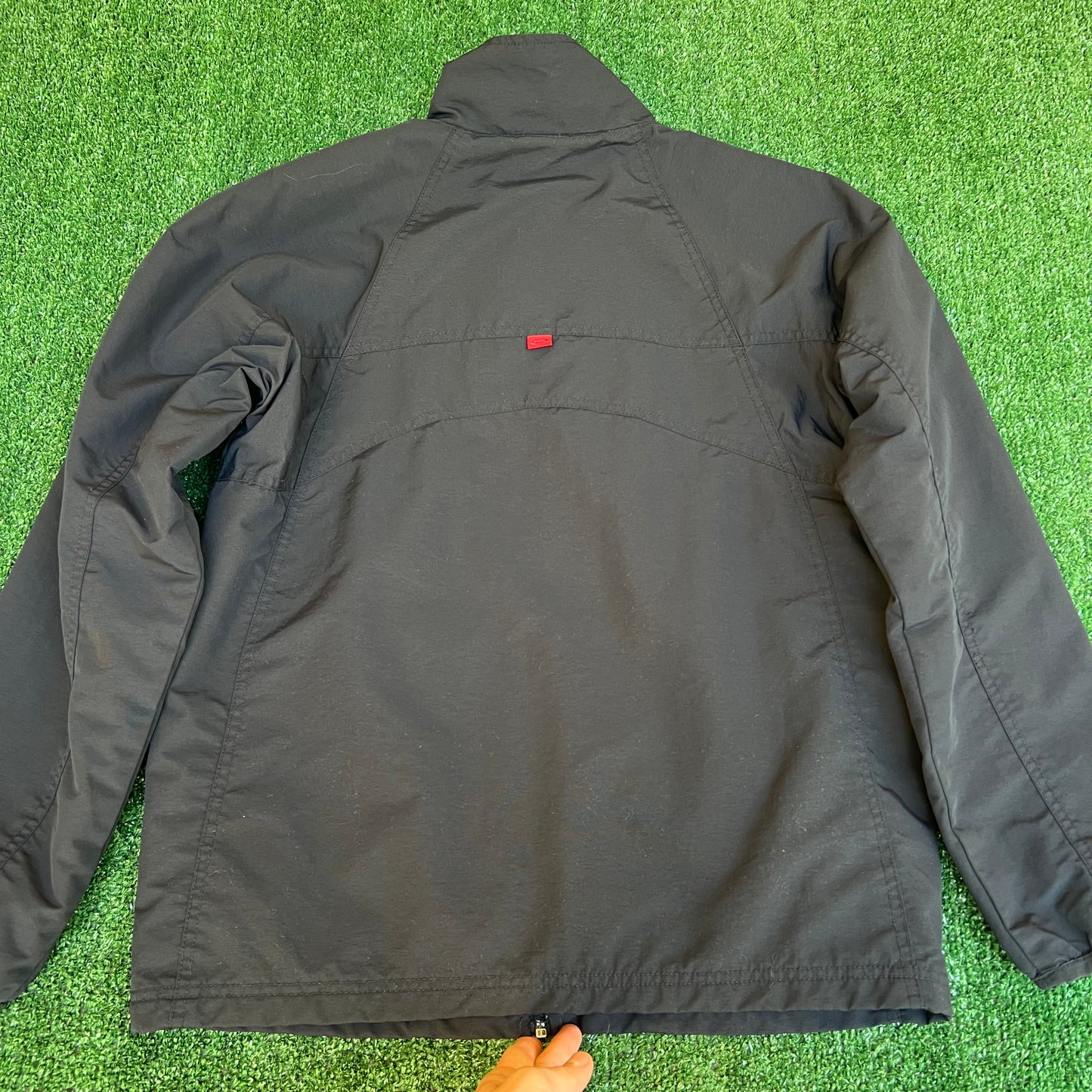 Vintage Y2K Men's Oakley Software Softshell Fleece Lined Winbreaker Black Small