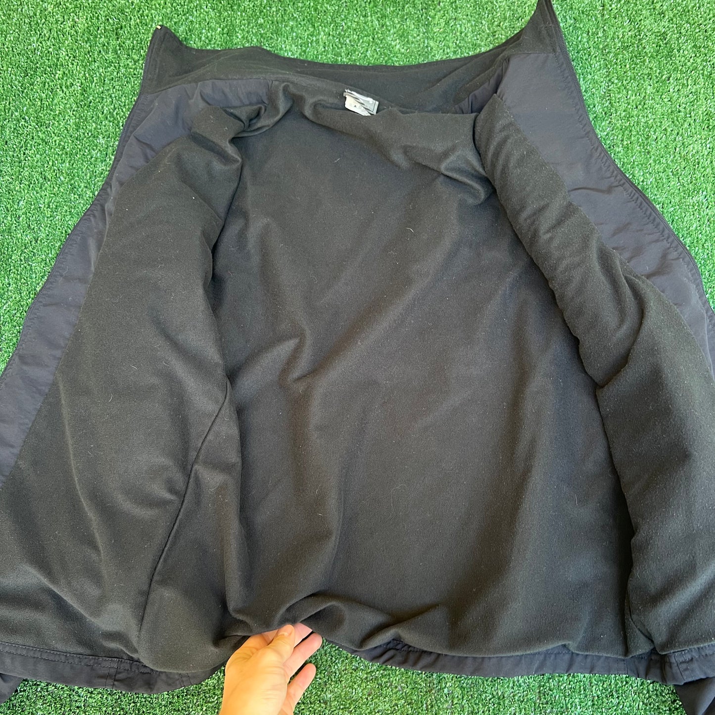 Vintage Y2K Men's Oakley Software Softshell Fleece Lined Winbreaker Black Small