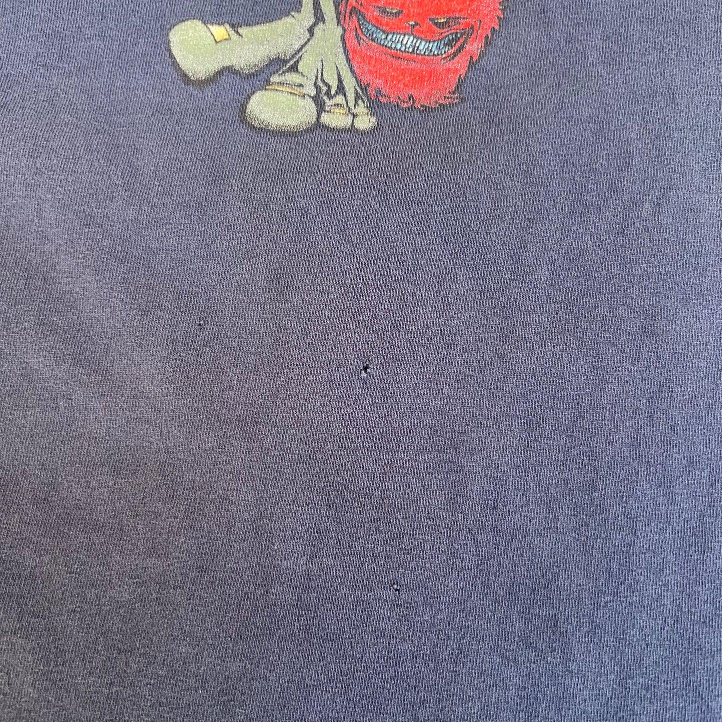 Vintage 90s Men's JNCO Donkey Faded Navy Blue Skater Oversized T-Shirt Large USA