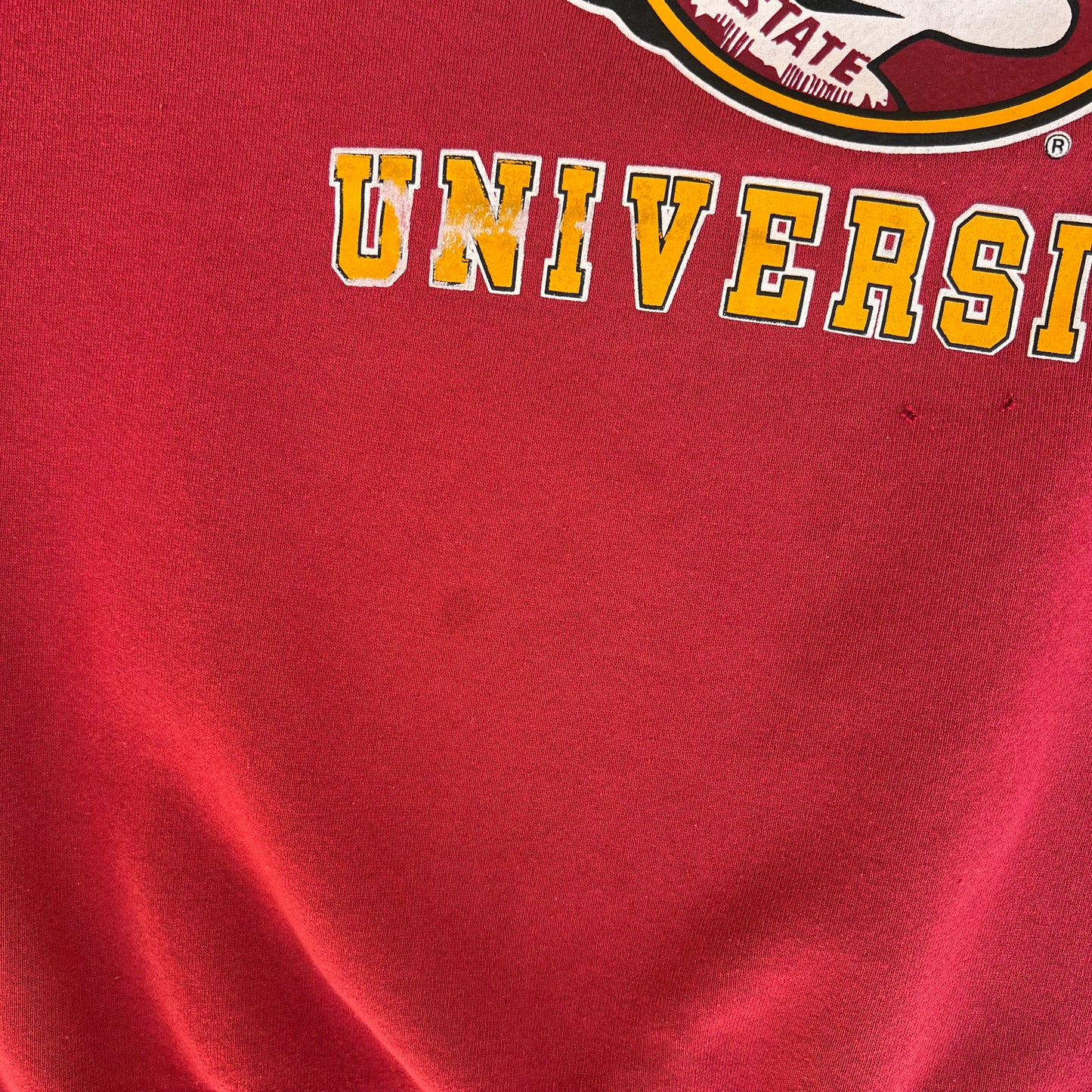 Vintage 90s Men's Soffe Florida State Seminoles FSU Red Crewneck Sweatshirt XL