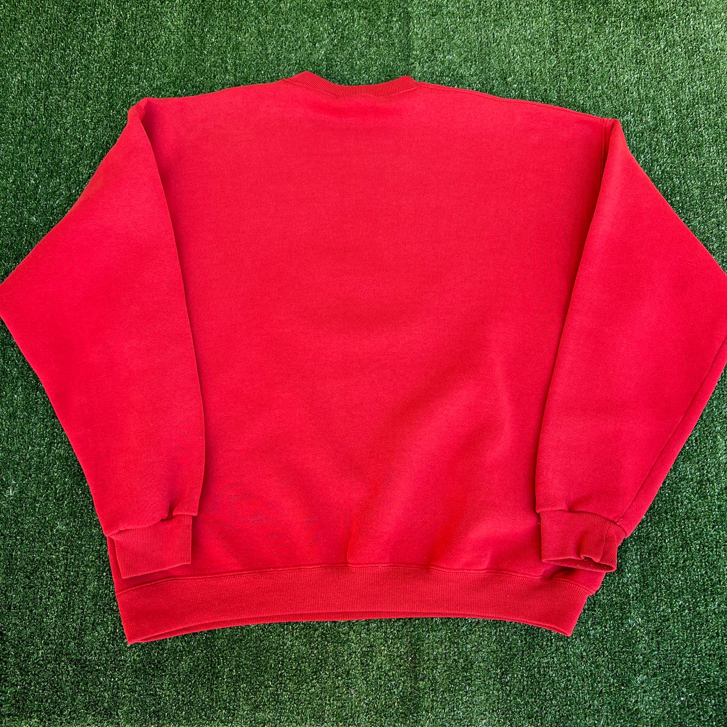 Vintage 90s Men's Soffe Florida State Seminoles FSU Red Crewneck Sweatshirt XL