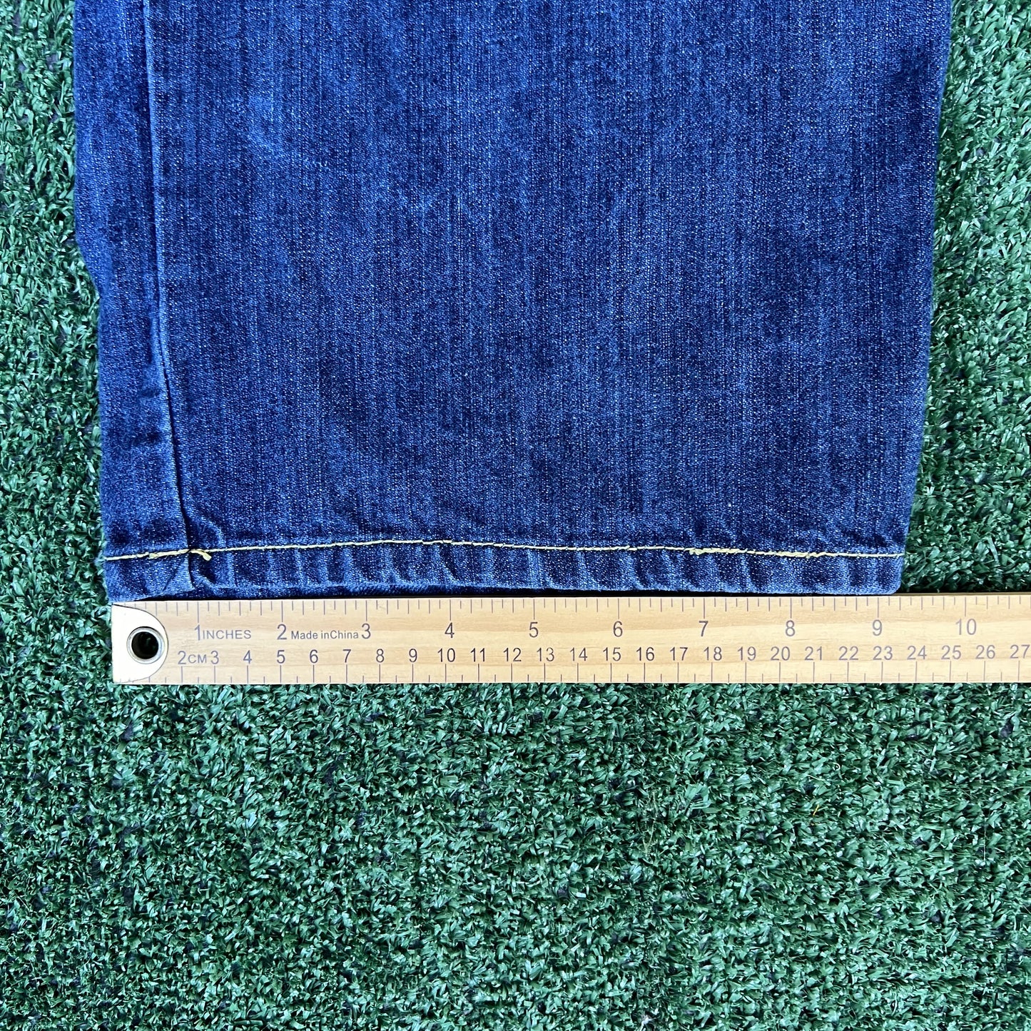 VTG Y2K Men Marithe Francois Girbaud MFG Indigo Blue Carpenter Baggy Jeans 36x30