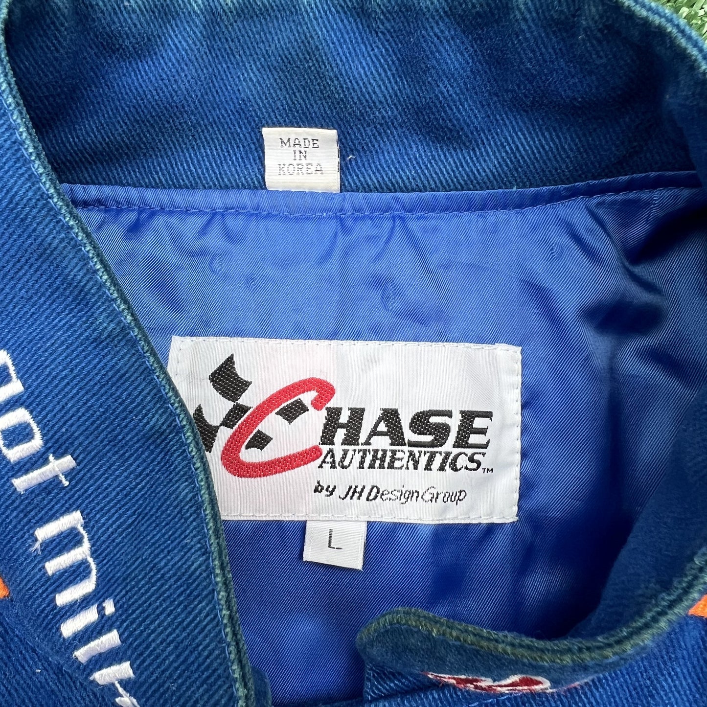 Vintage JH Design Kellogg’s NASCAR Jacket – Terry Labonte Racing Got Milk Blue Men’s Large Boxy Y2K