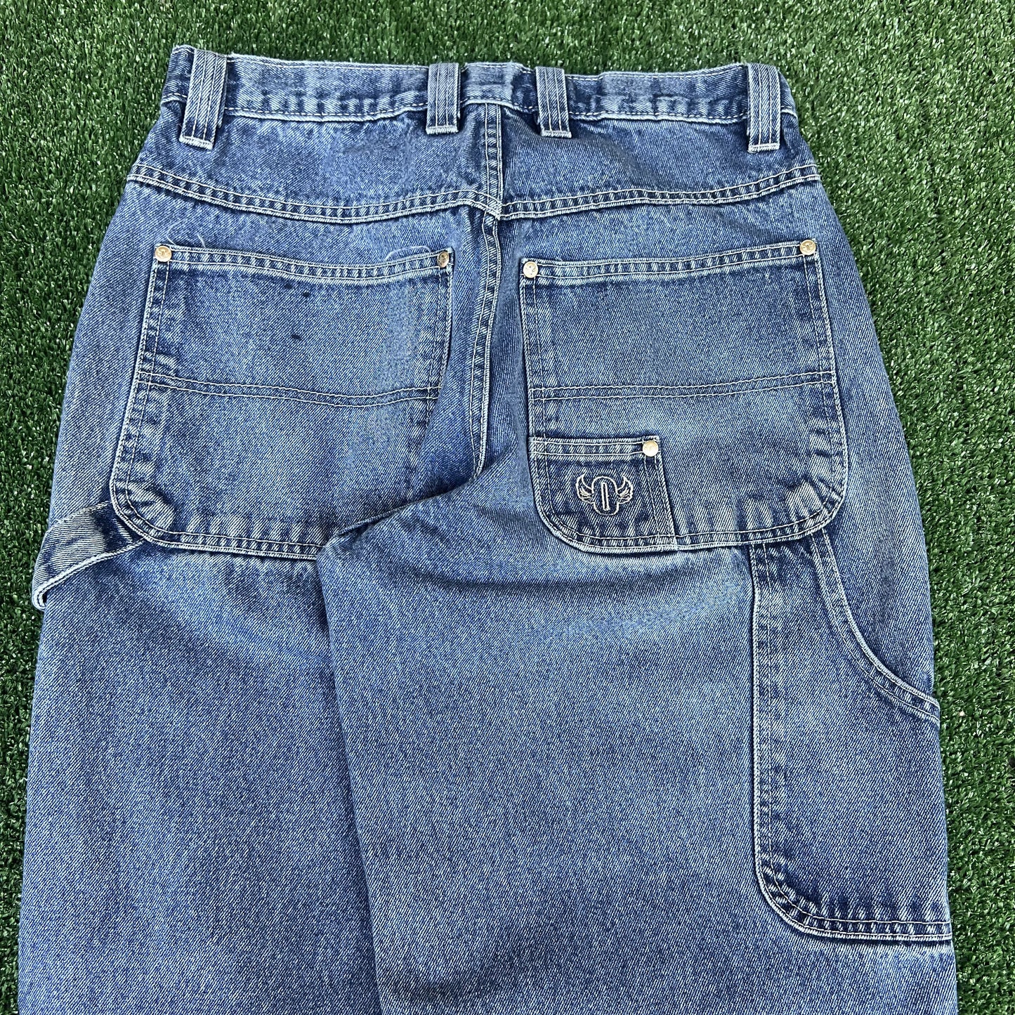 VTG Y2K Men's Outkast Rap Hip Hop Carpenter Relaxed Baggy Straight Jeans 32x32"