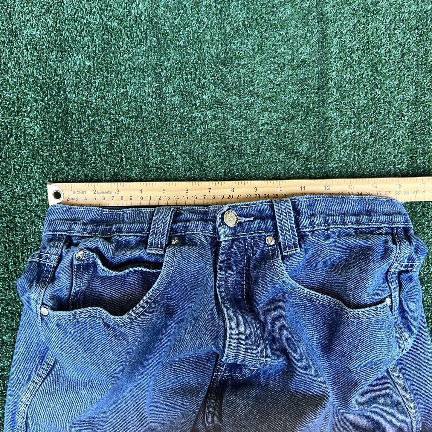 VTG Y2K Men's Outkast Rap Hip Hop Carpenter Relaxed Baggy Straight Jeans 32x32"