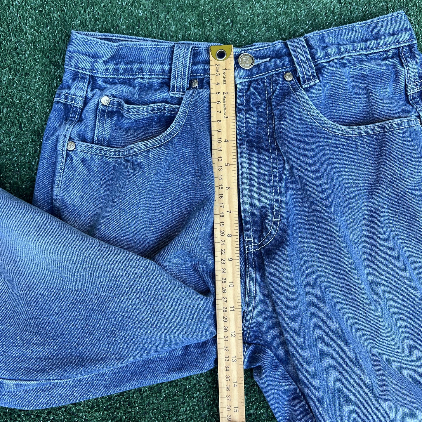 VTG Y2K Men's Outkast Rap Hip Hop Carpenter Relaxed Baggy Straight Jeans 32x32"