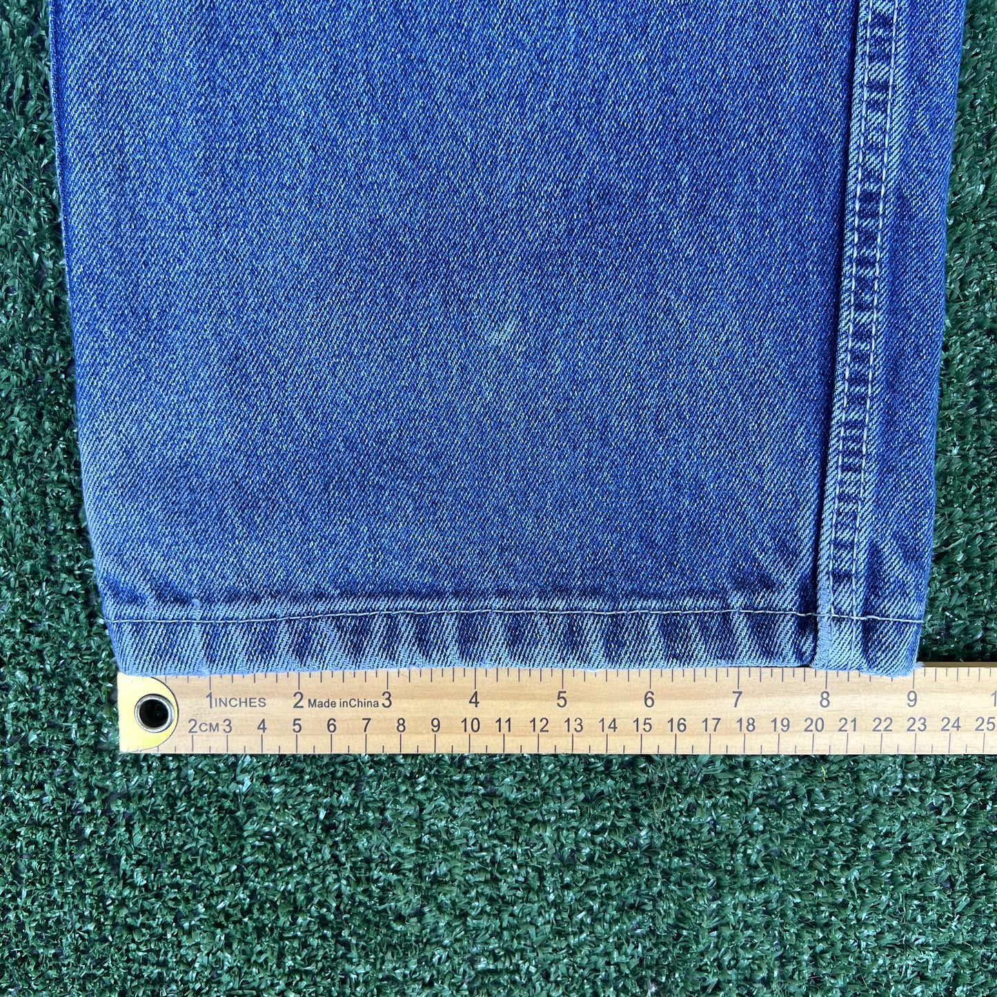 VTG Y2K Men's Outkast Rap Hip Hop Carpenter Relaxed Baggy Straight Jeans 32x32"