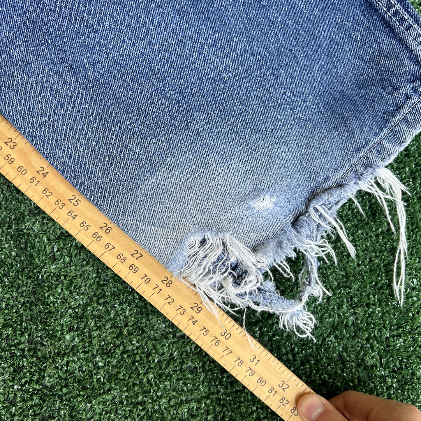 VTG Y2K Men's Outkast Rap Hip Hop Carpenter Relaxed Baggy Straight Jeans 32x32"