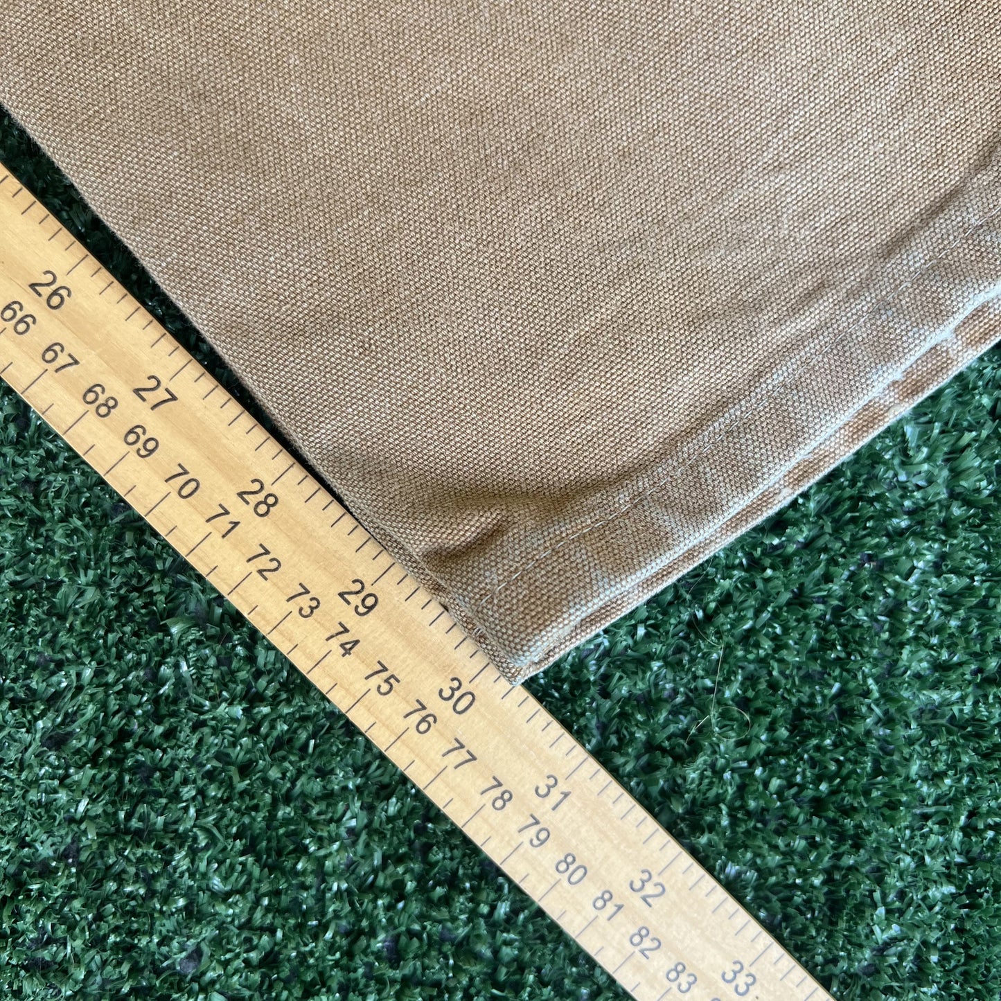Men's Carhartt B01 BRN Double Knee Canvas Carpenter Faded Brown Pants 30x32 USA